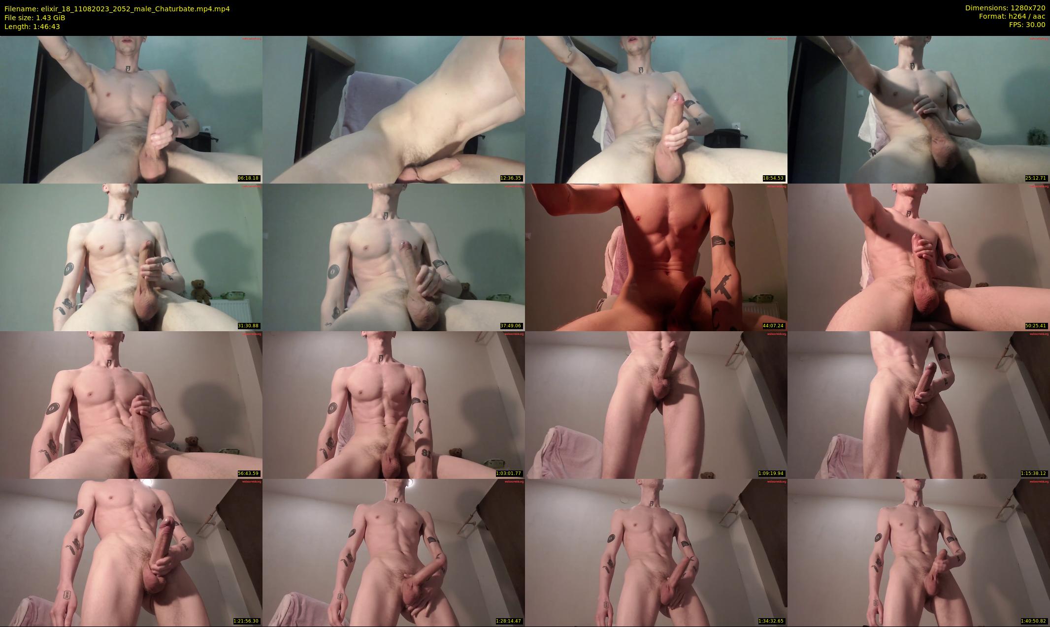 elixir_18 — 107 minute Chaturbate male cam show recording, 720p, Aug 11, 2023