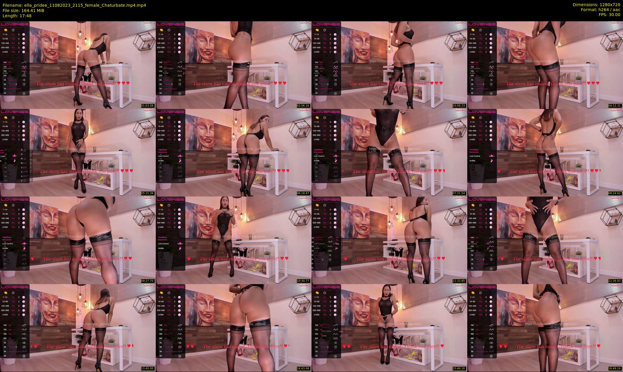 ella_pridee — 18 minute Chaturbate female cam show recording, 720p, Aug 11, 2023