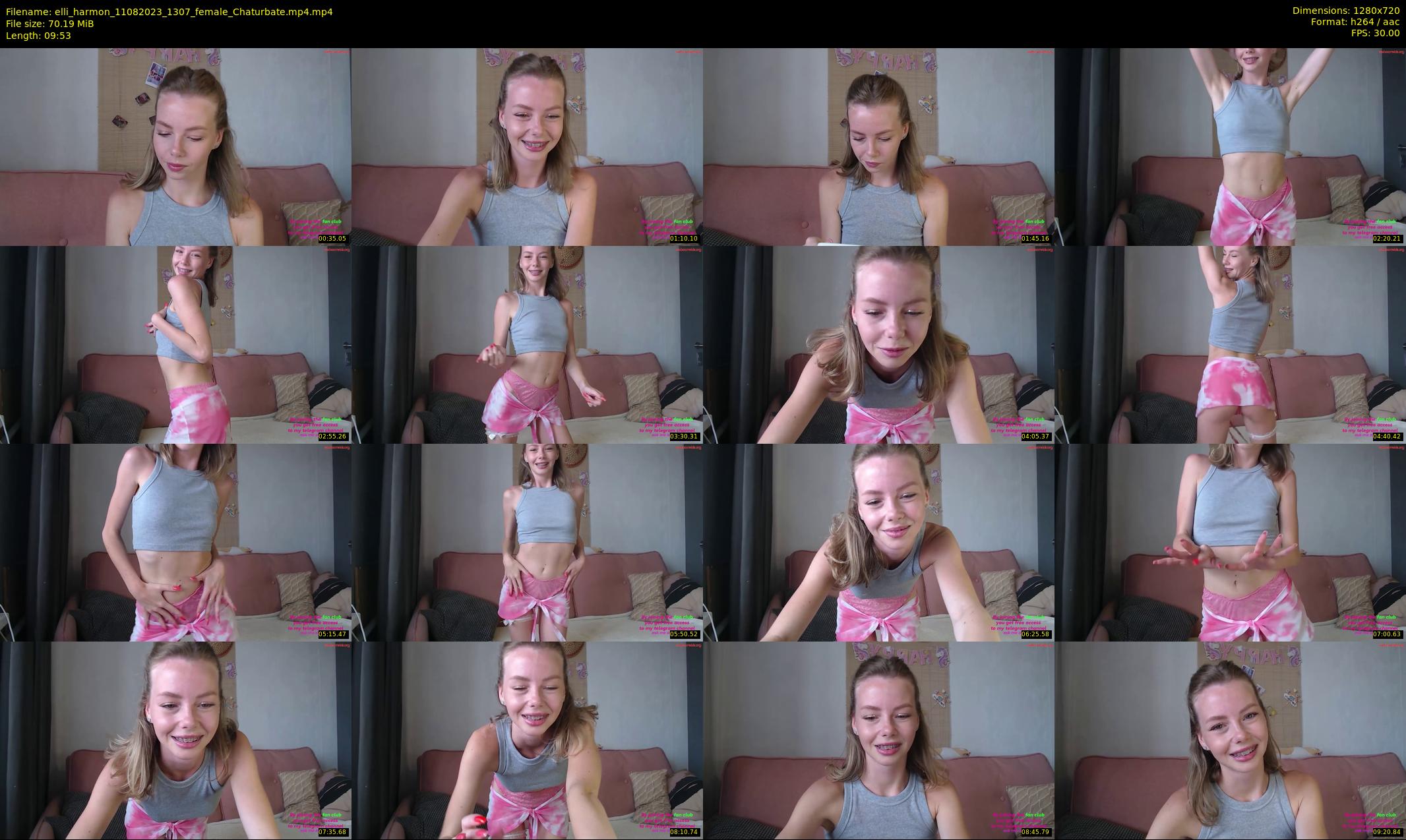 elli_harmon — 10 minute Chaturbate female cam show recording, 720p, Aug 11, 2023