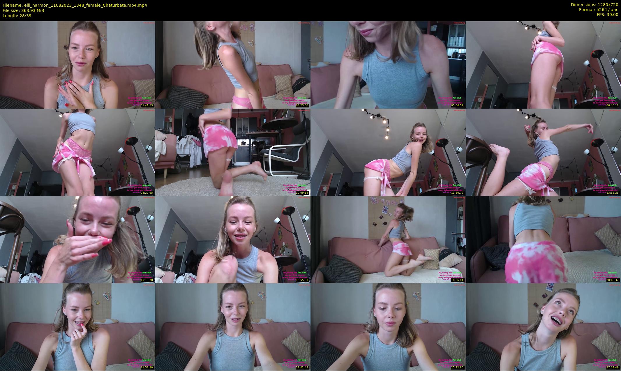 elli_harmon — 29 minute Chaturbate female cam show recording, 720p, Aug 11, 2023