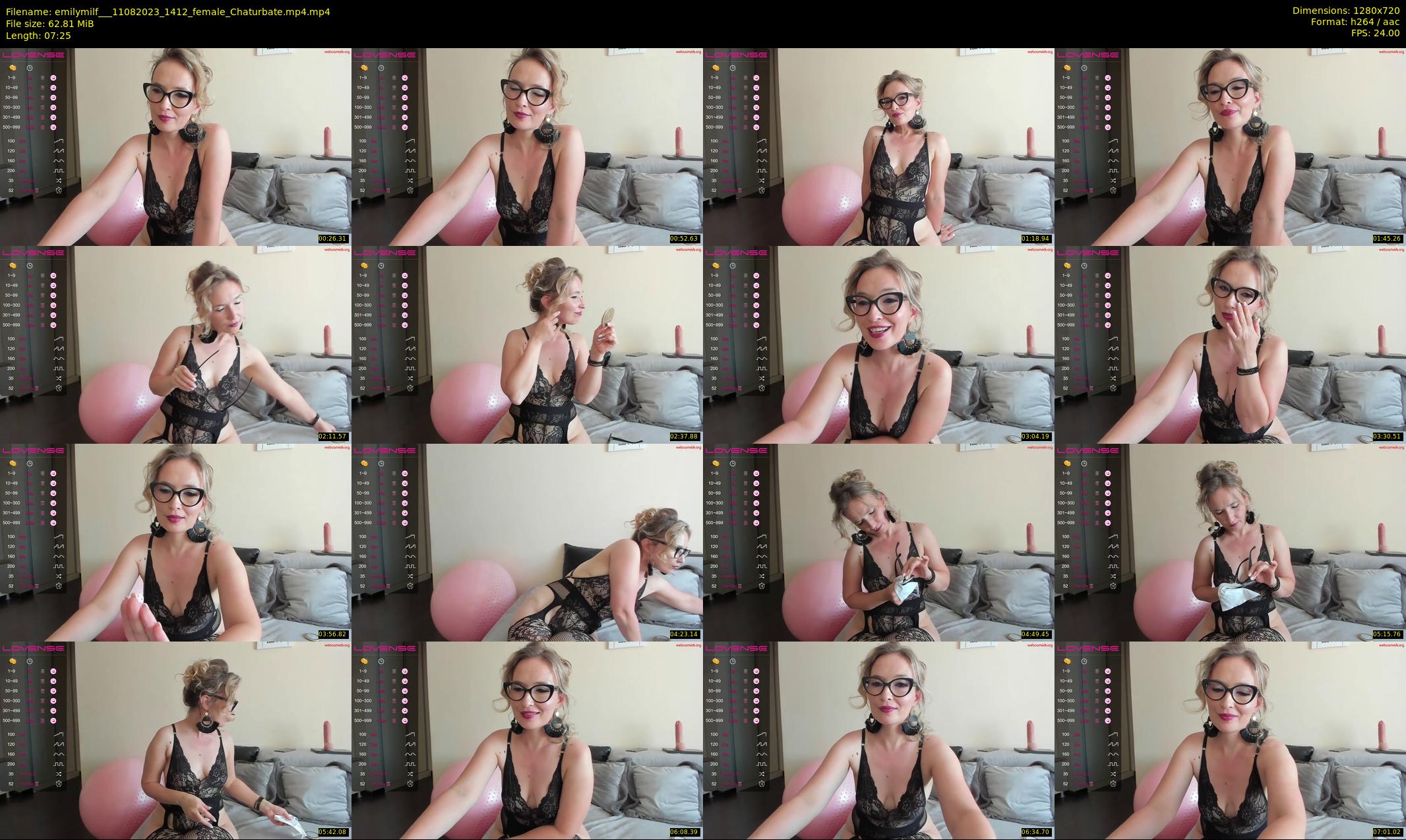 emilymilf__ — 8 minute Chaturbate female cam show recording, 720p, Aug 11, 2023