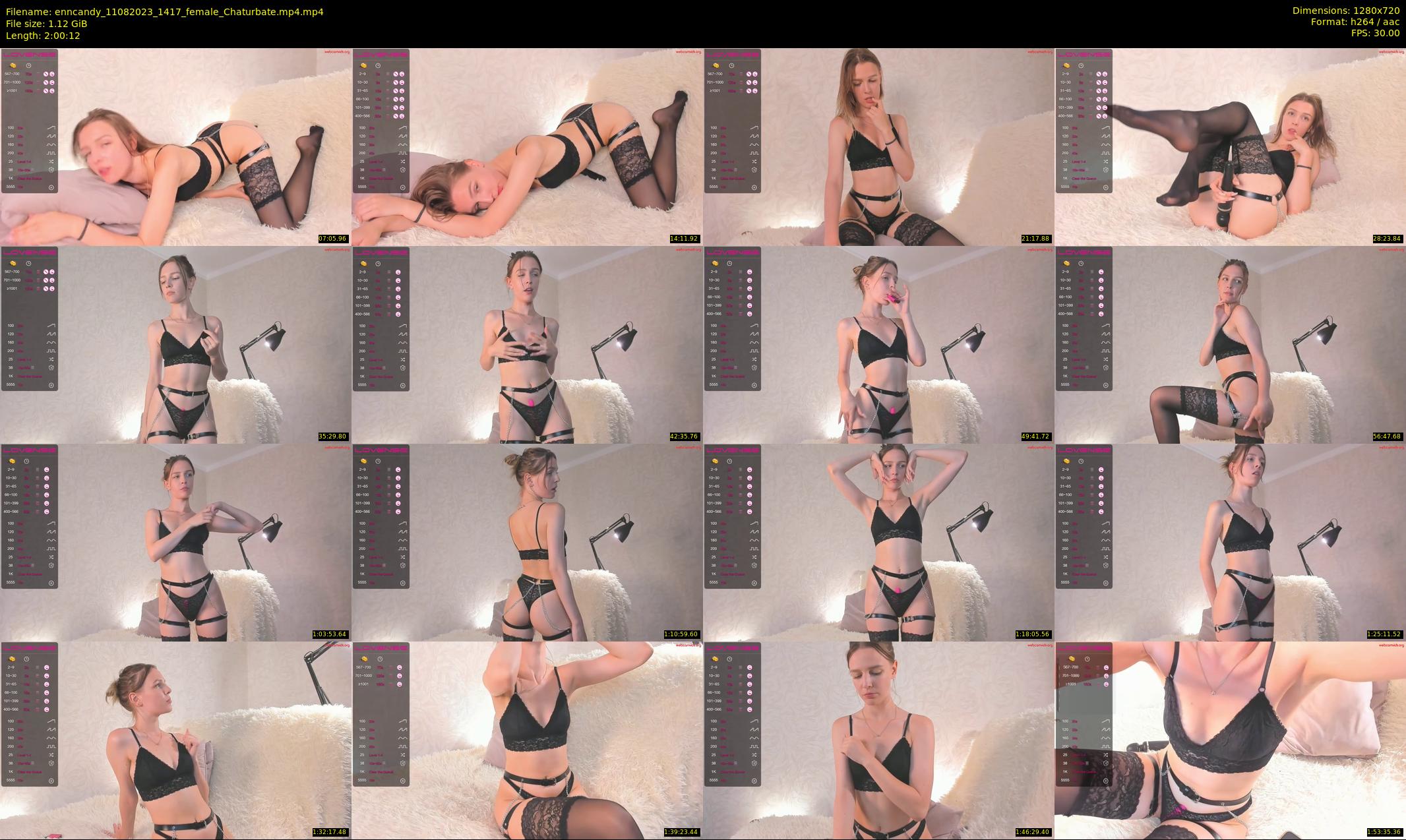 enncandy — 121 minute Chaturbate female cam show recording, 720p, Aug 11, 2023