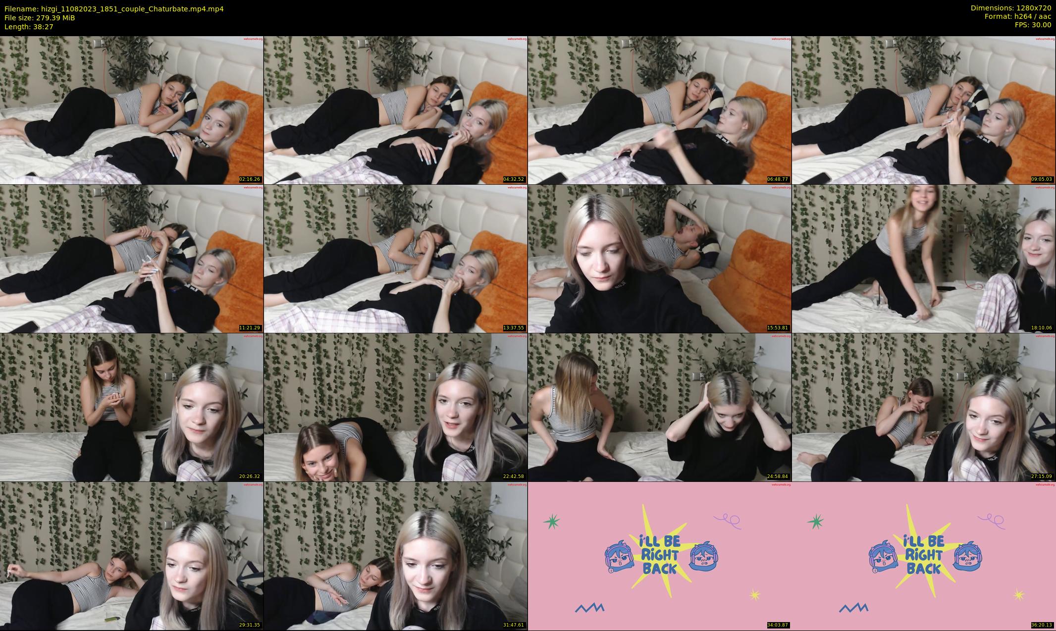 hizgi — 39 minute Chaturbate couple cam show recording, 720p, Aug 11, 2023