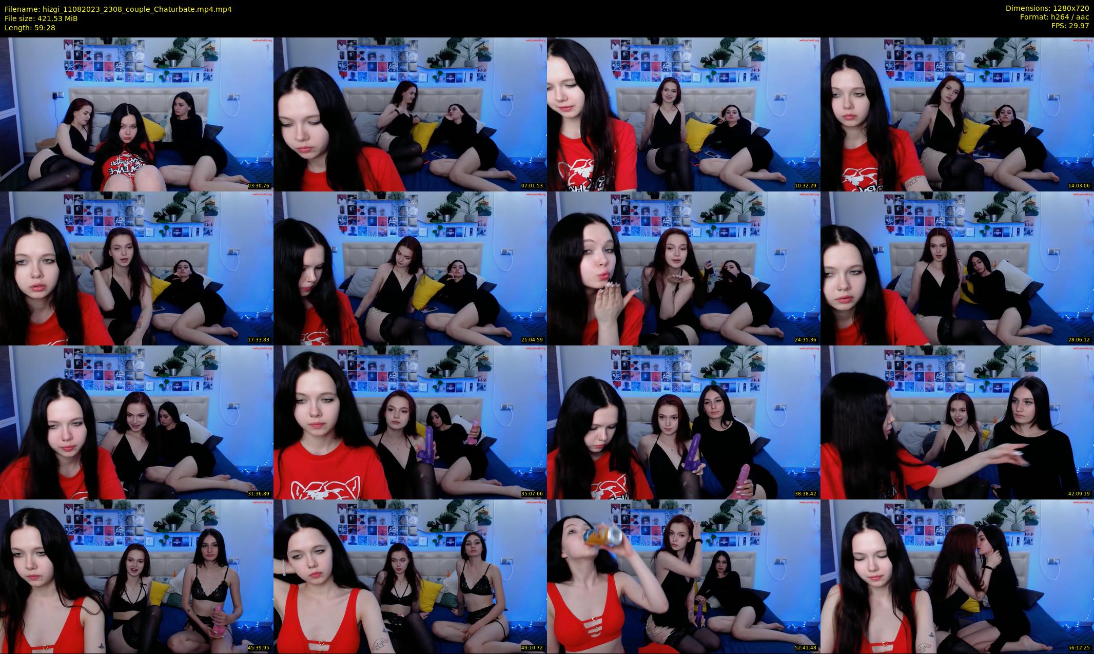 hizgi — 60 minute Chaturbate couple cam show recording, 720p, Aug 11, 2023