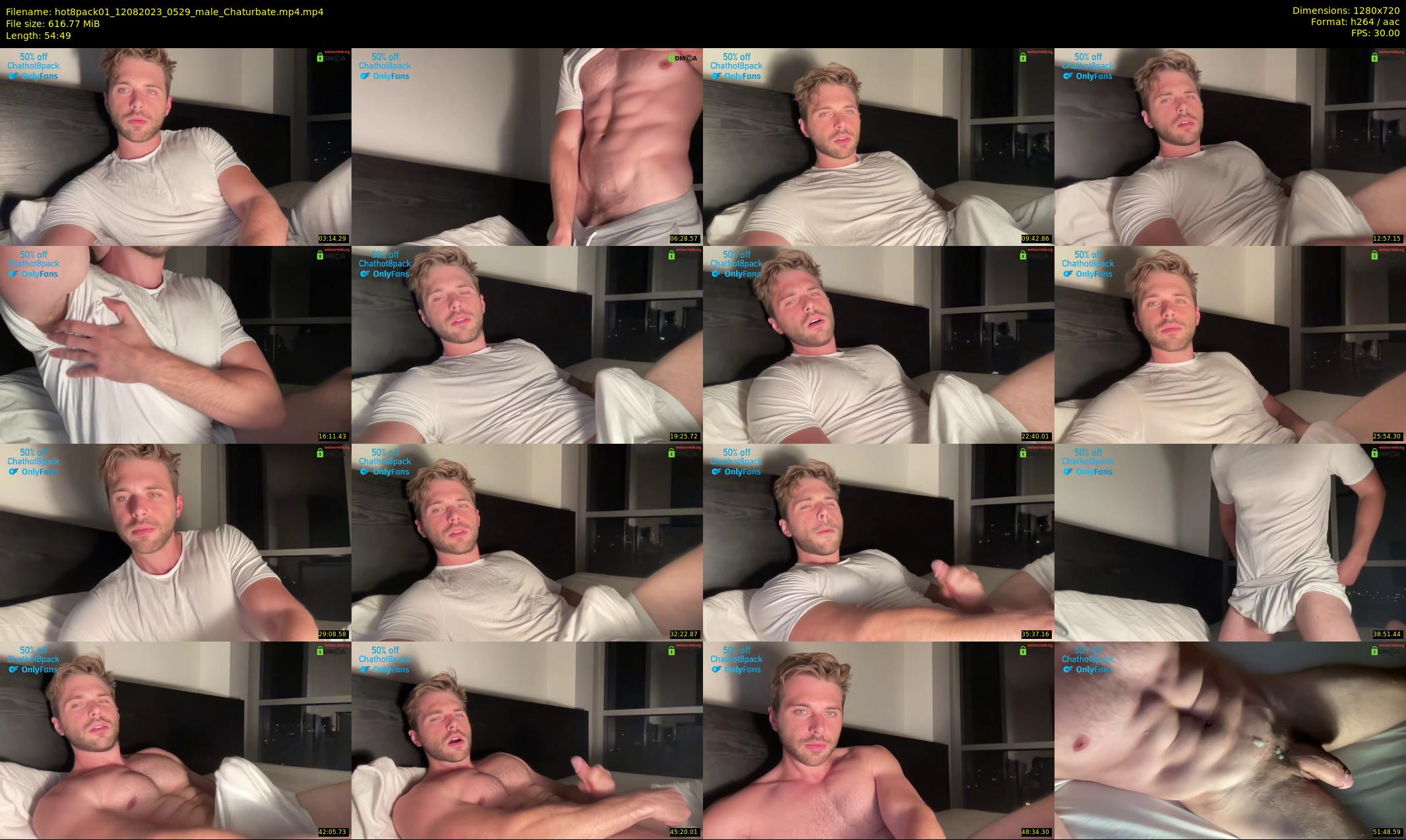 hot8pack01 — 55 minute Chaturbate male cam show recording, 720p, Aug 12, 2023