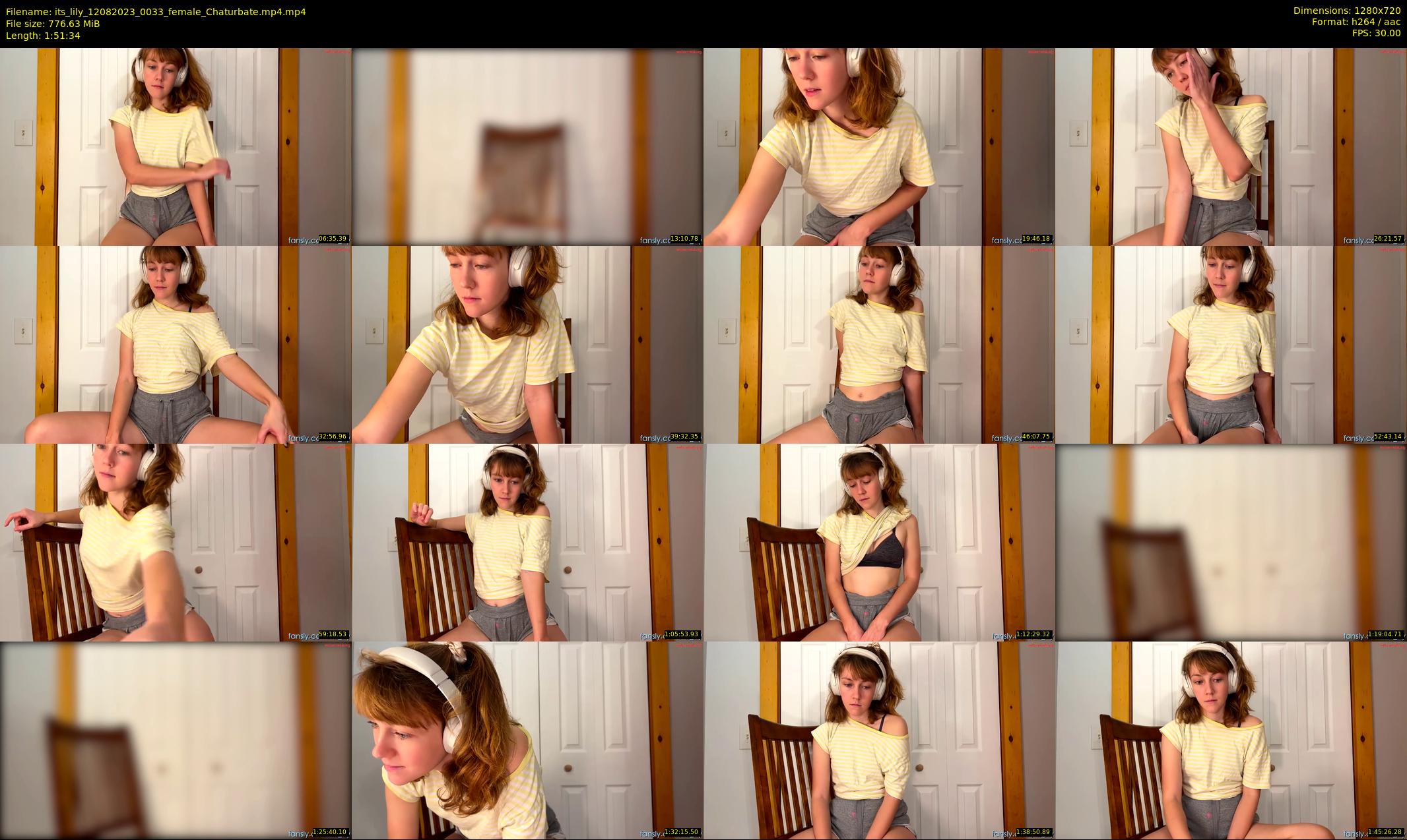 its_lily — 112 minute Chaturbate female cam show recording, 720p, Aug 12, 2023