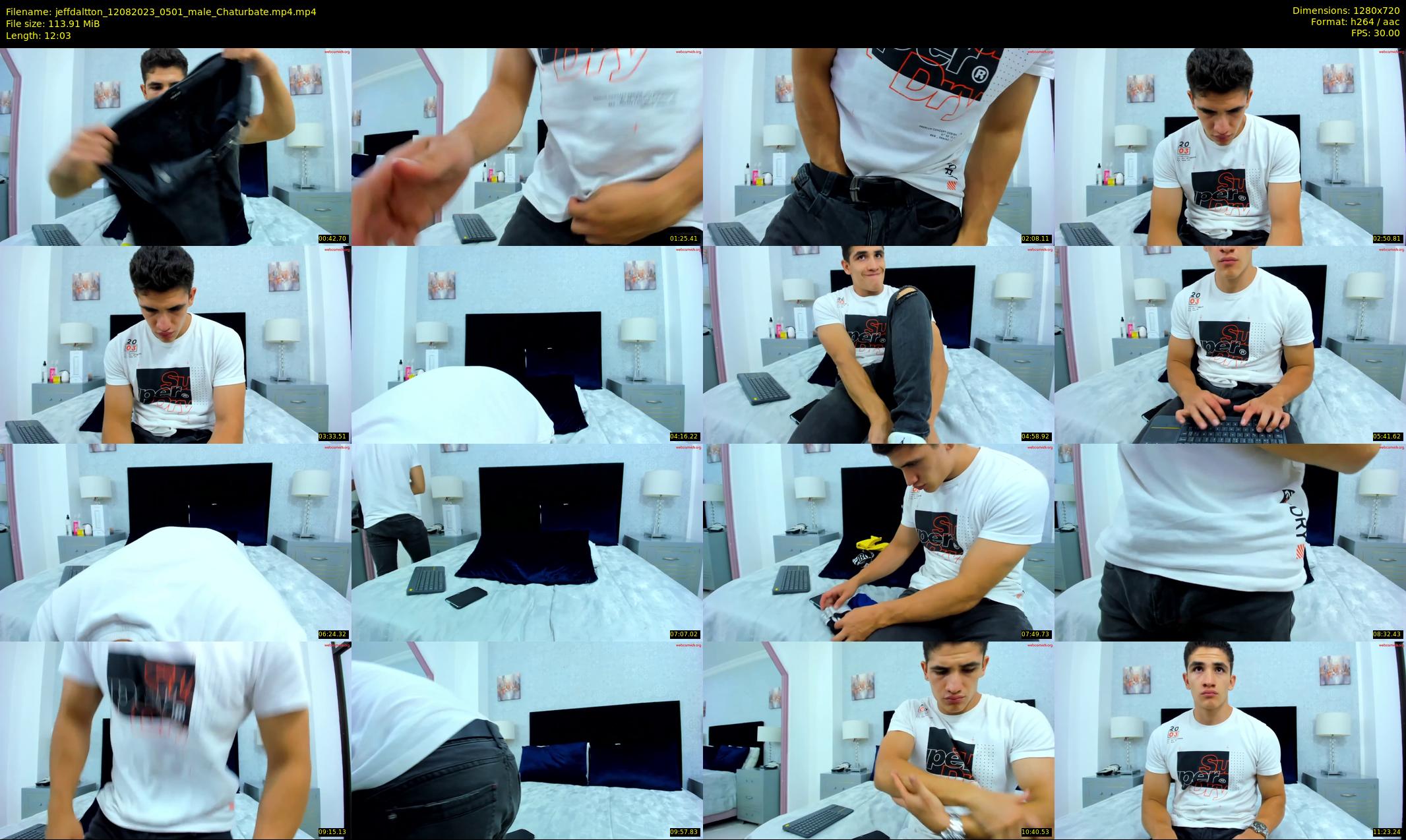 jeffdaltton — 13 minute Chaturbate male cam show recording, 720p, Aug 12, 2023