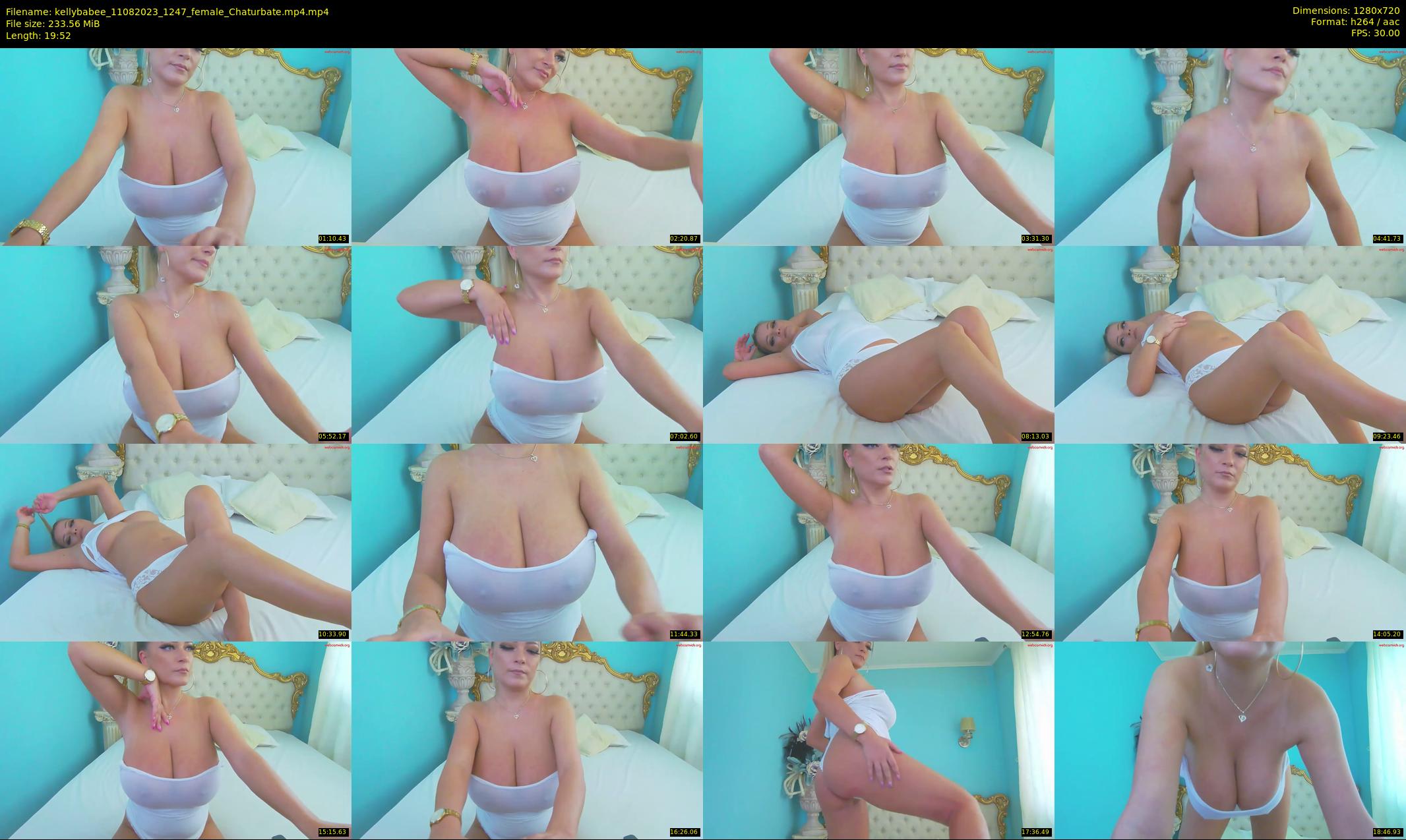 kellybabee — 20 minute Chaturbate female cam show recording, 720p, Aug 11, 2023
