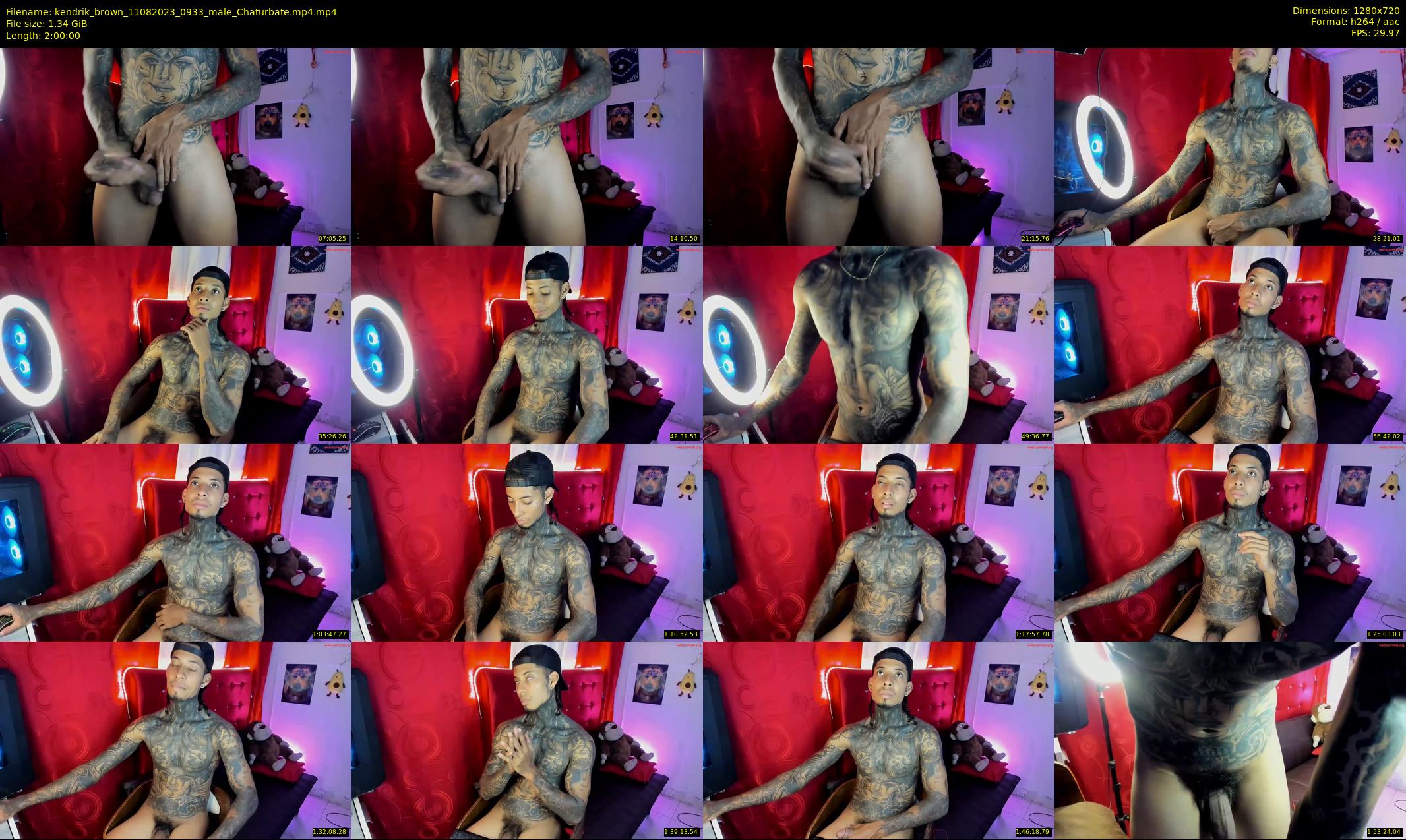 kendrik_brown — 120 minute Chaturbate male cam show recording, 720p, Aug 11, 2023