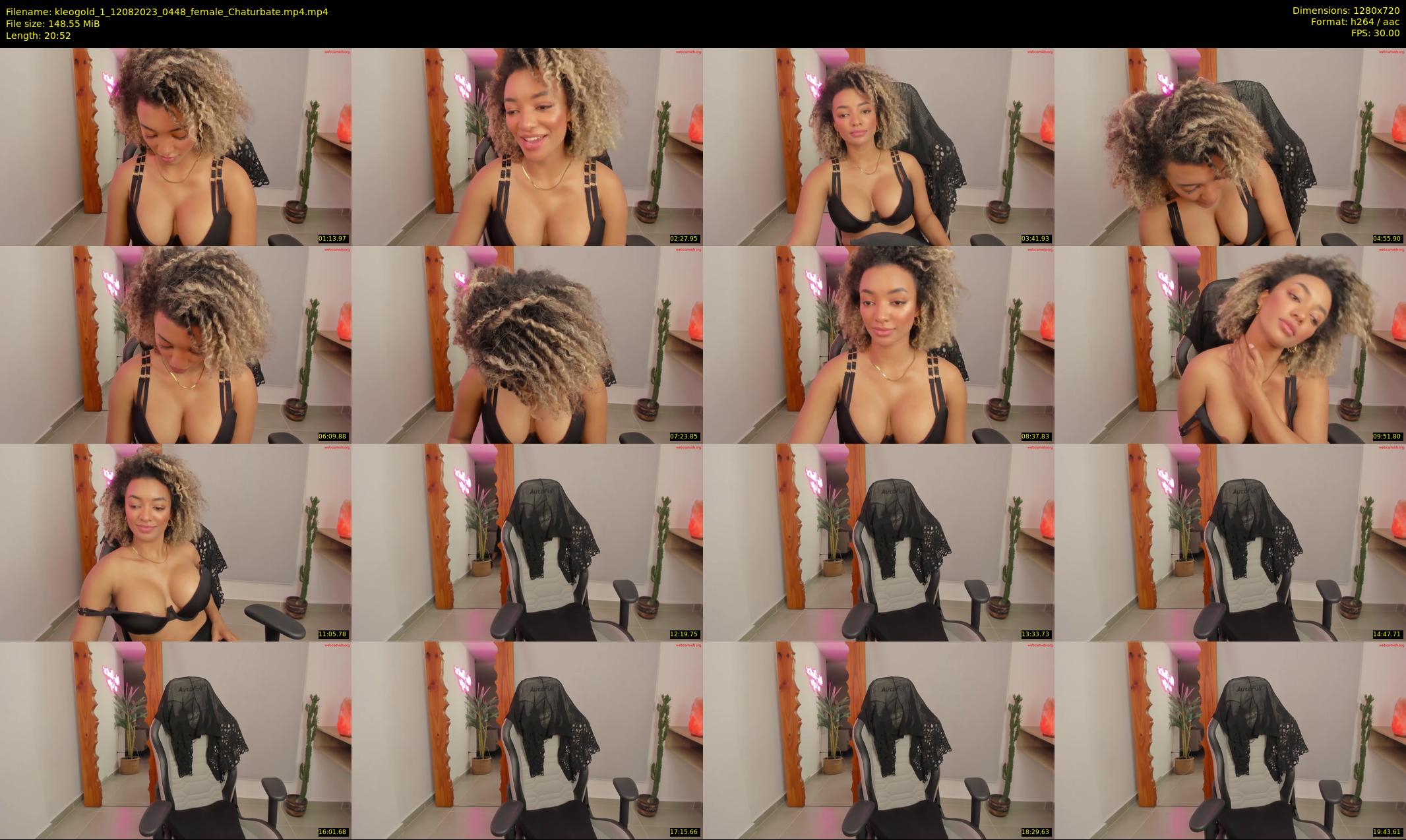 kleogold_1 — 21 minute Chaturbate female cam show recording, 720p, Aug 12, 2023
