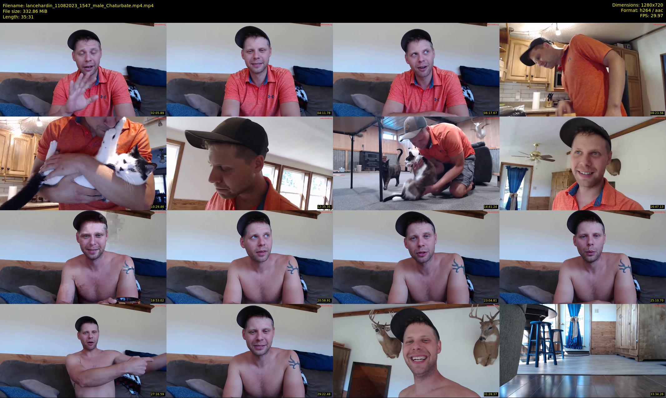 lancehardin — 36 minute Chaturbate male cam show recording, 720p, Aug 11, 2023
