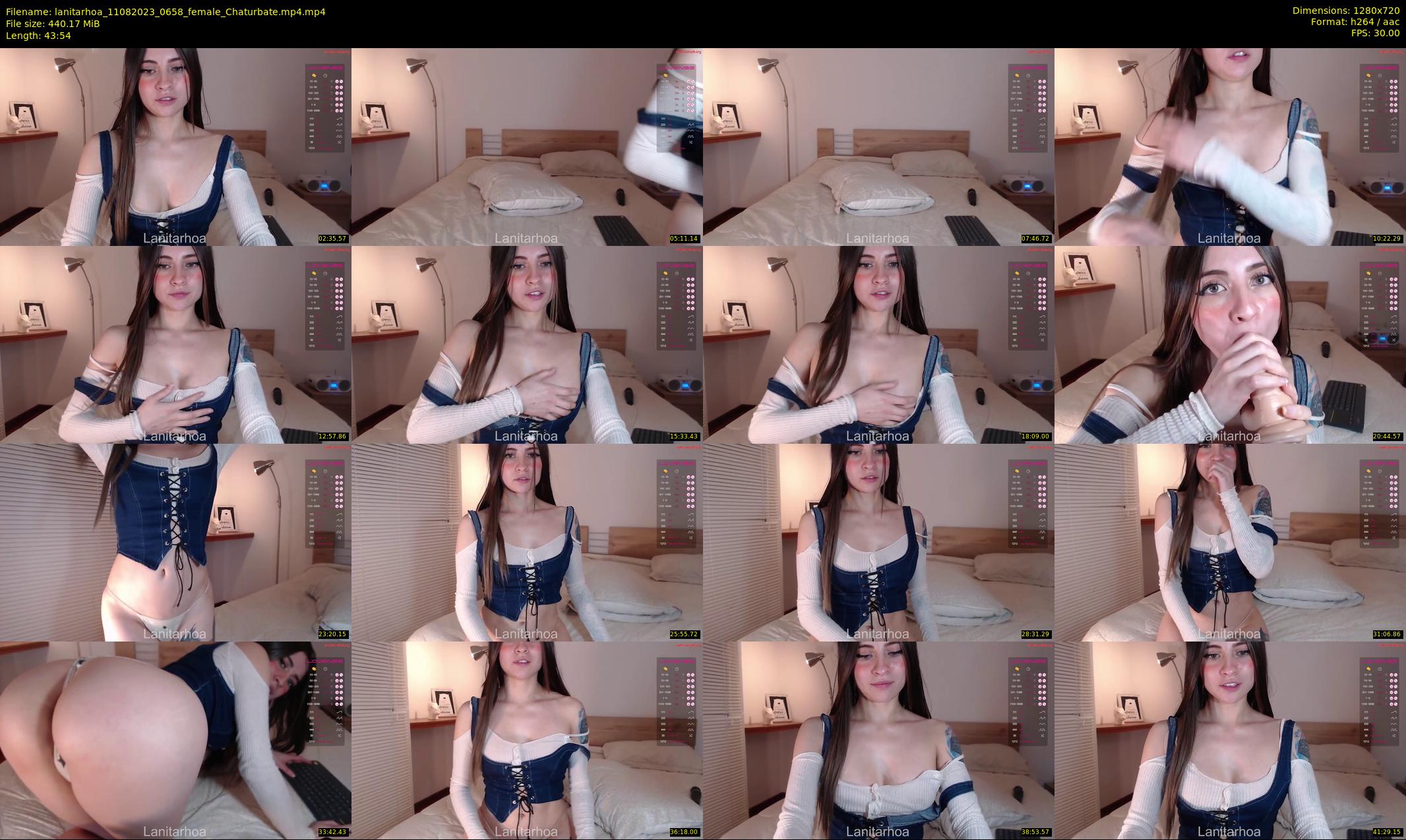 lanitarhoa — 44 minute Chaturbate female cam show recording, 720p, Aug 11, 2023