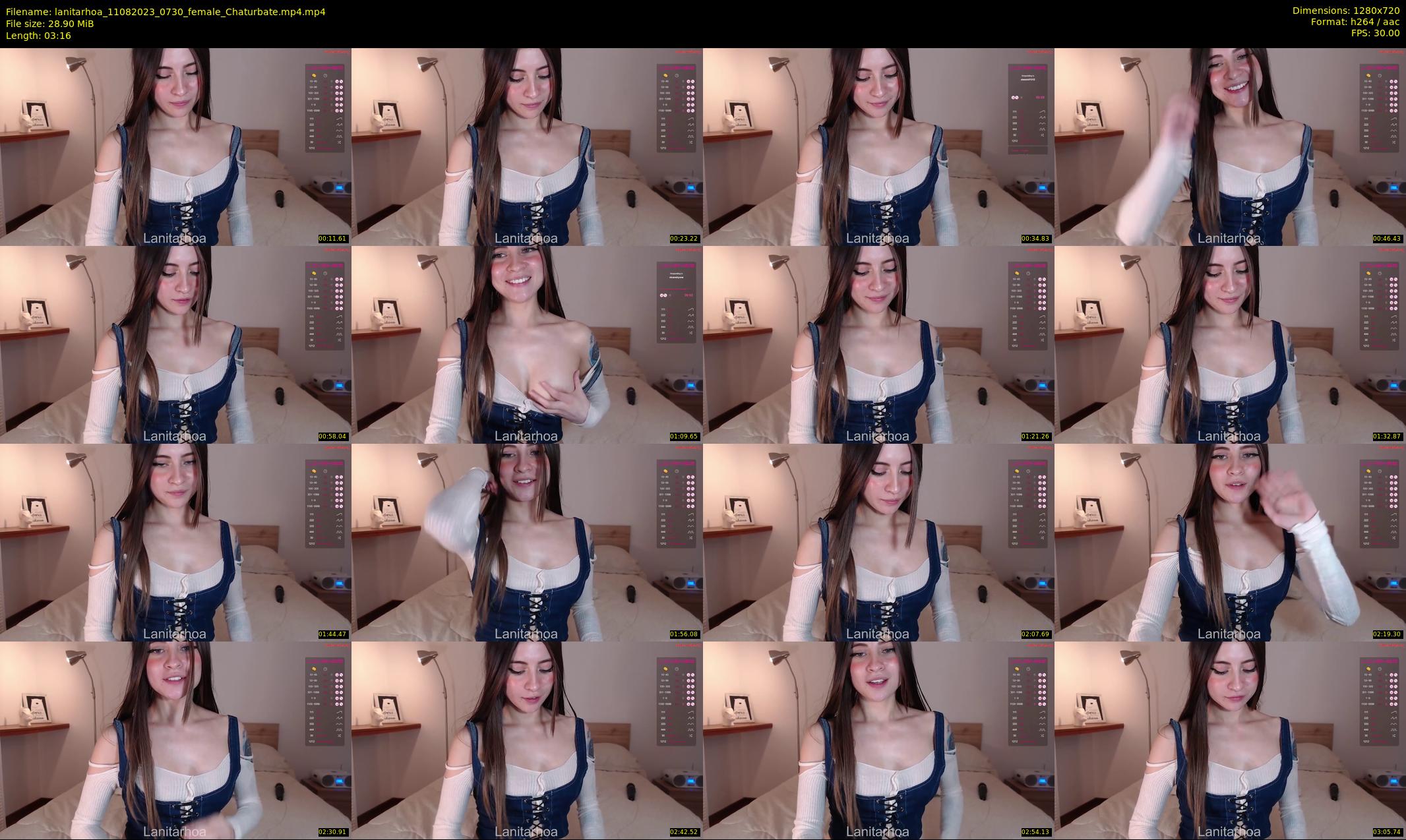 lanitarhoa — 4 minute Chaturbate female cam show recording, 720p, Aug 11, 2023
