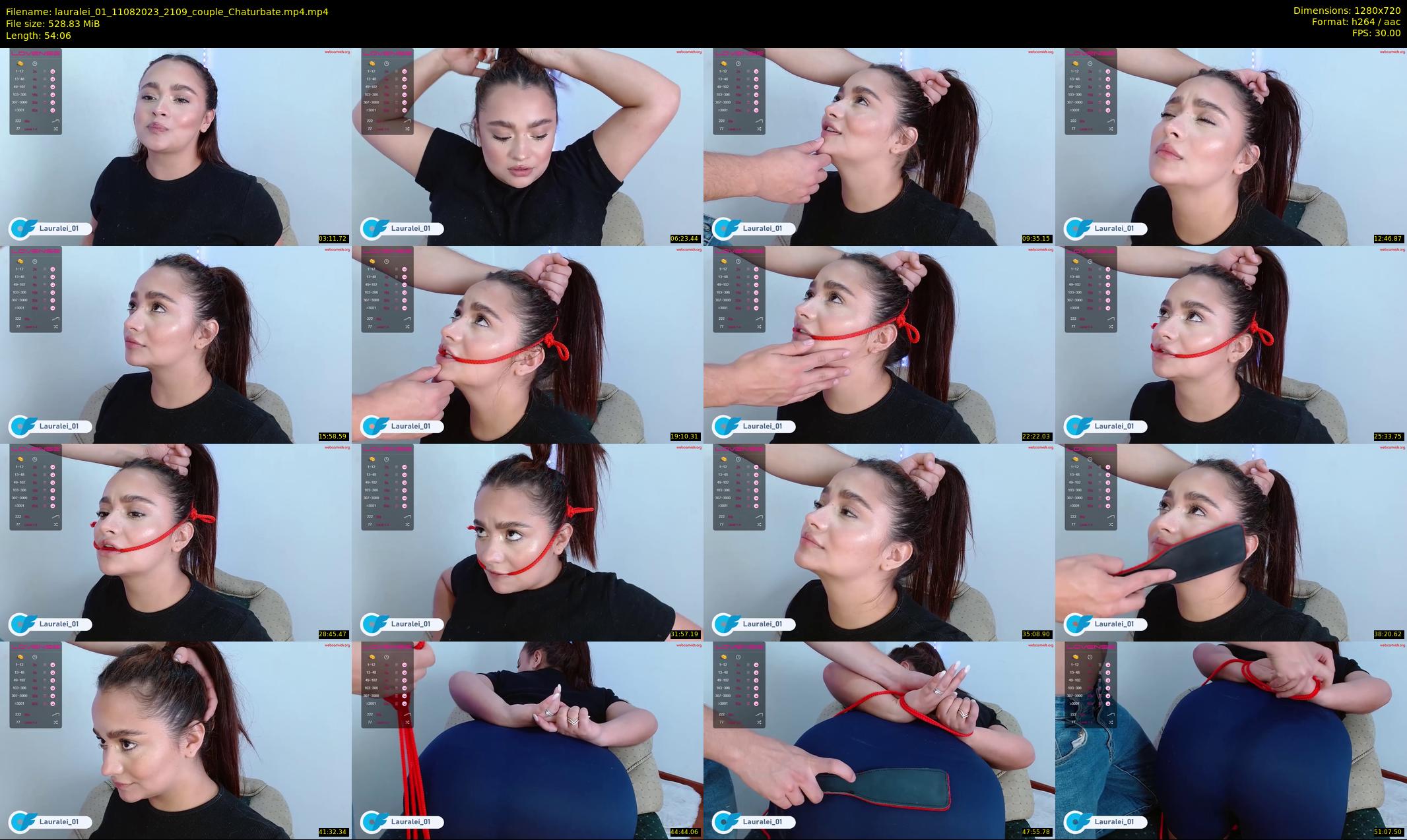 lauralei_01 — 55 minute Chaturbate couple cam show recording, 720p, Aug 11, 2023