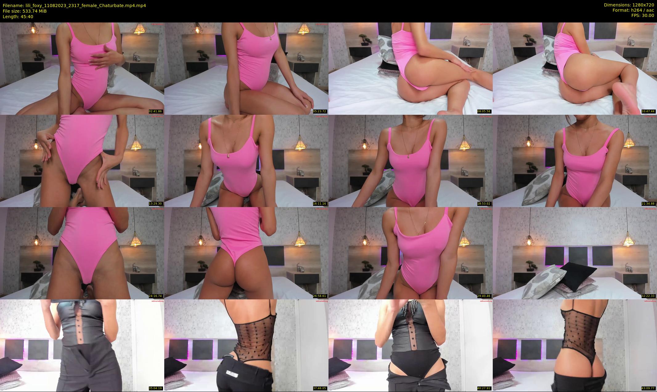 lili_foxy — 46 minute Chaturbate female cam show recording, 720p, Aug 11, 2023