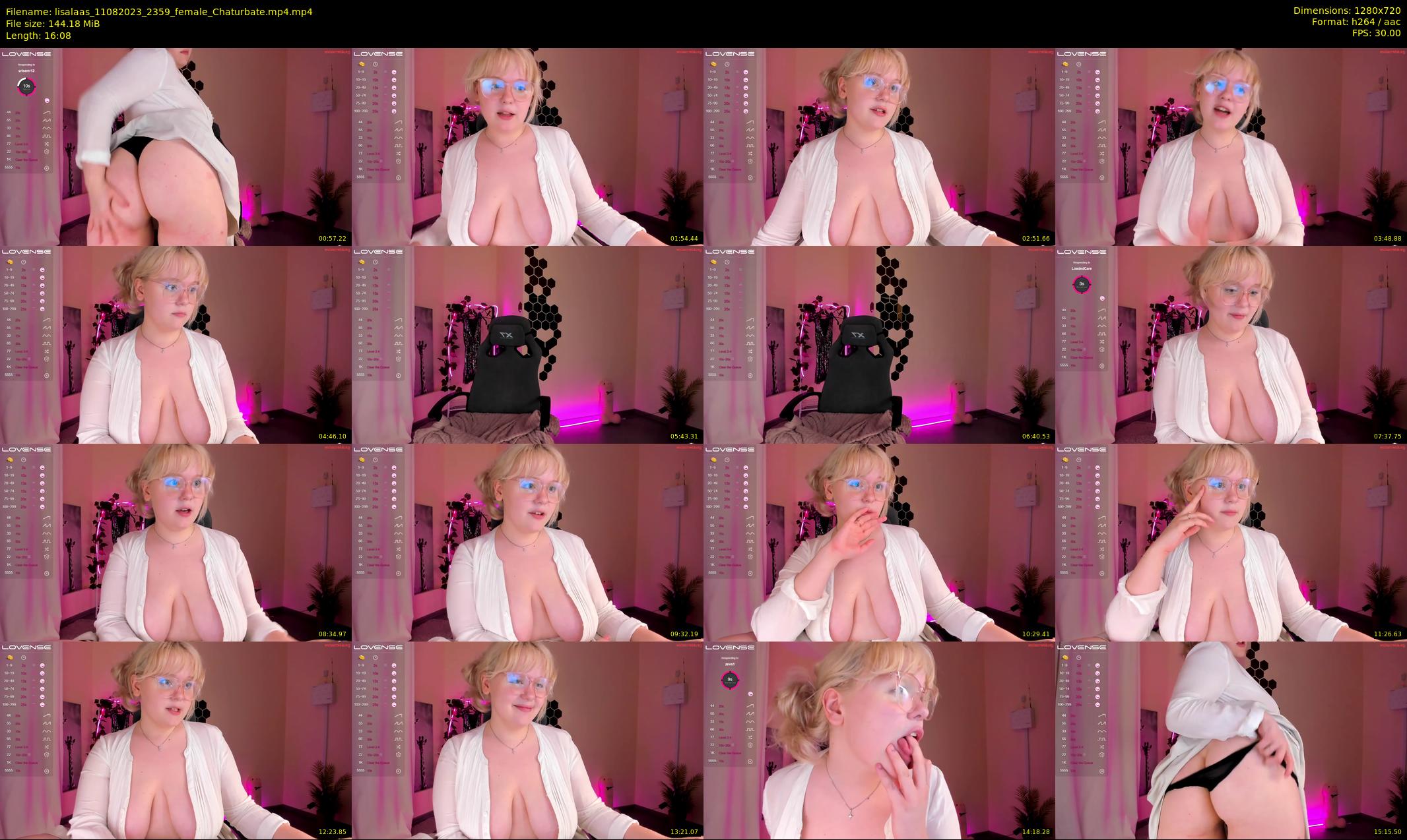 lisalaas — 17 minute Chaturbate female cam show recording, 720p, Aug 11, 2023
