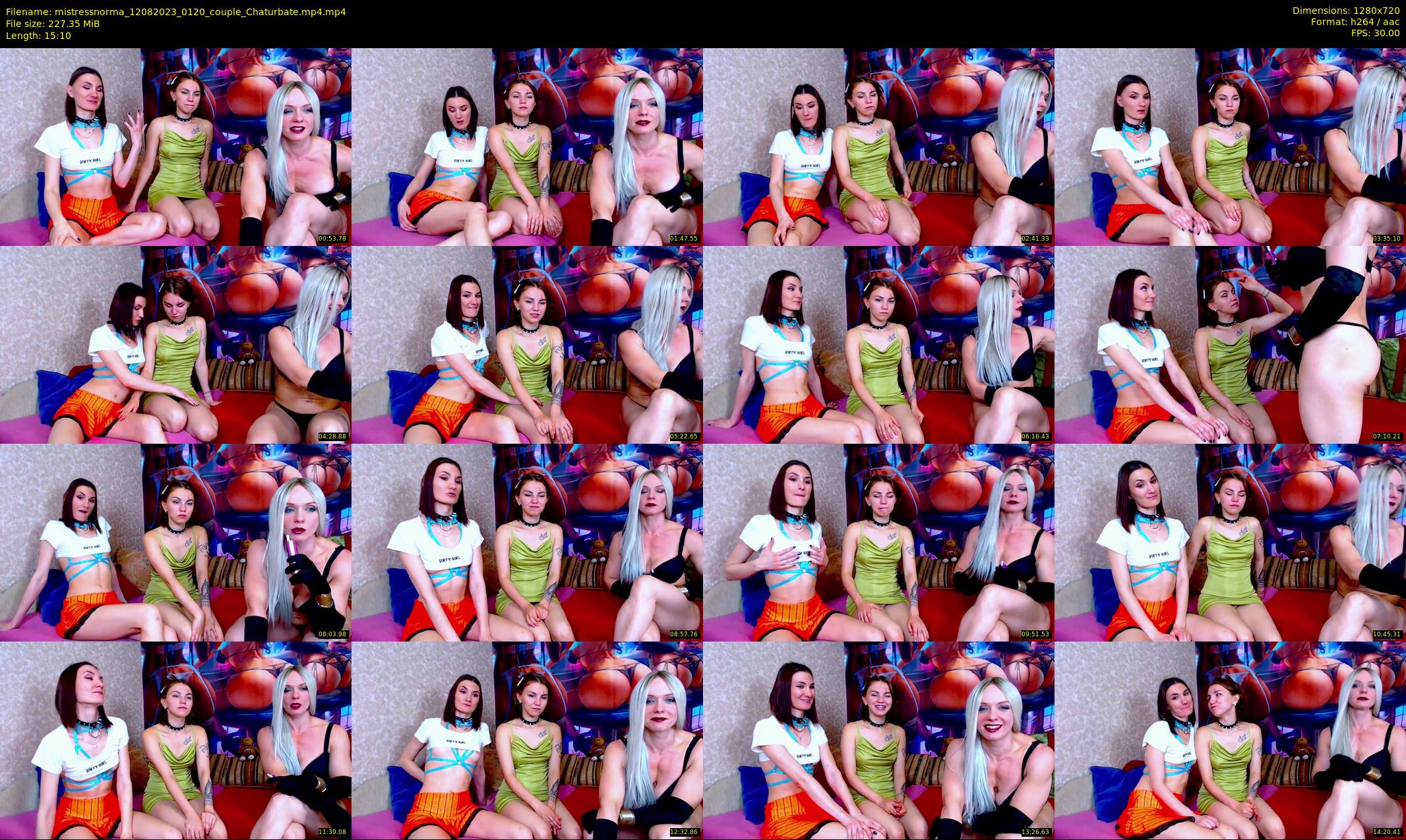 mistressnorma — 16 minute Chaturbate female cam show recording, 720p, Aug 12, 2023