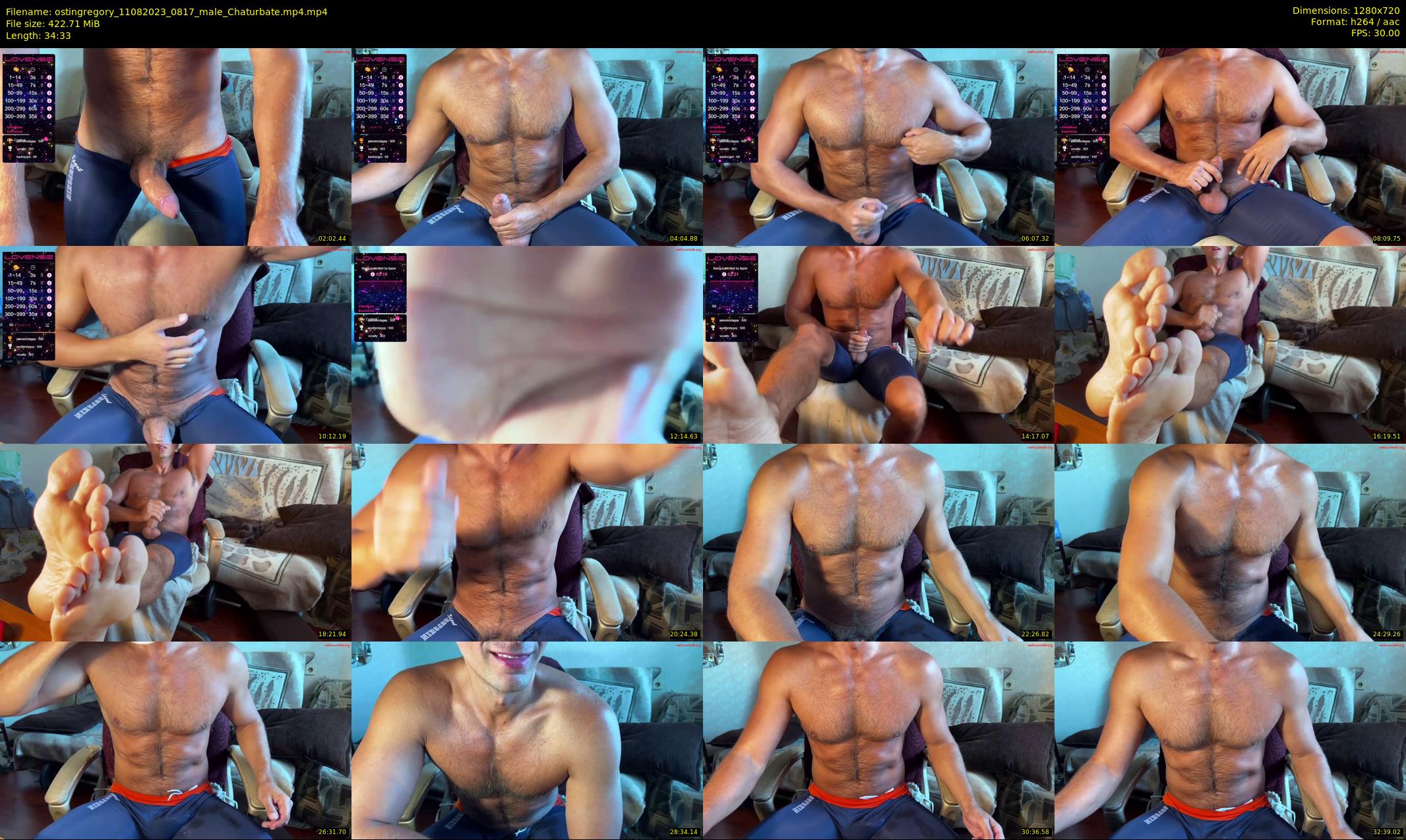 ostingregory — 35 minute Chaturbate male cam show recording, 720p, Aug 11, 2023