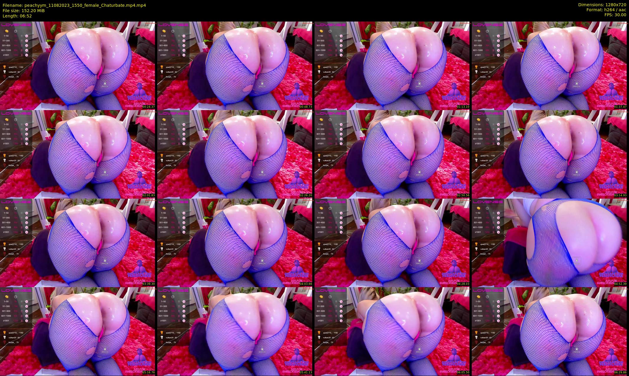 peachyym — 7 minute Chaturbate female cam show recording, 720p, Aug 11, 2023