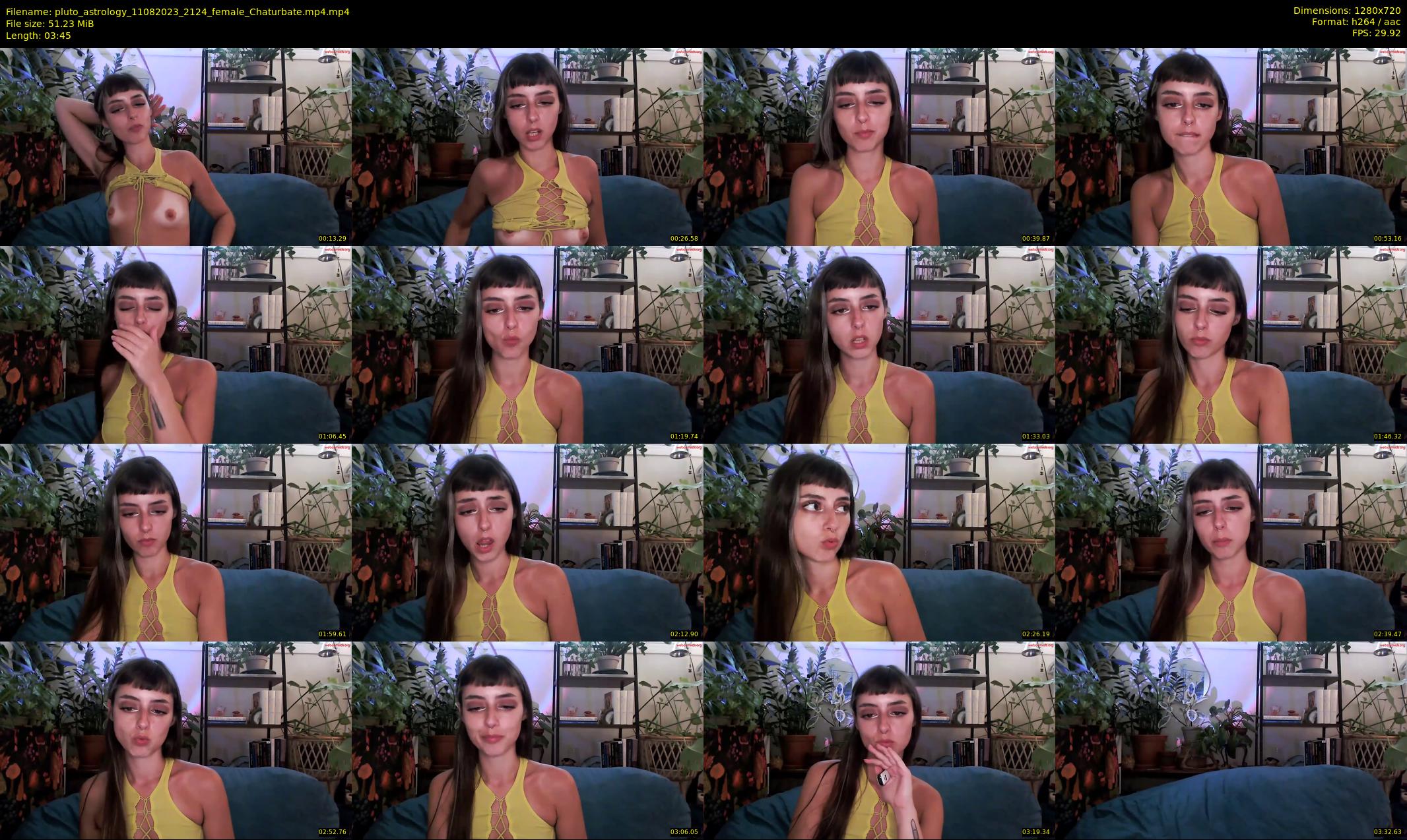 pluto_astrology — 4 minute Chaturbate female cam show recording, 720p, Aug 11, 2023