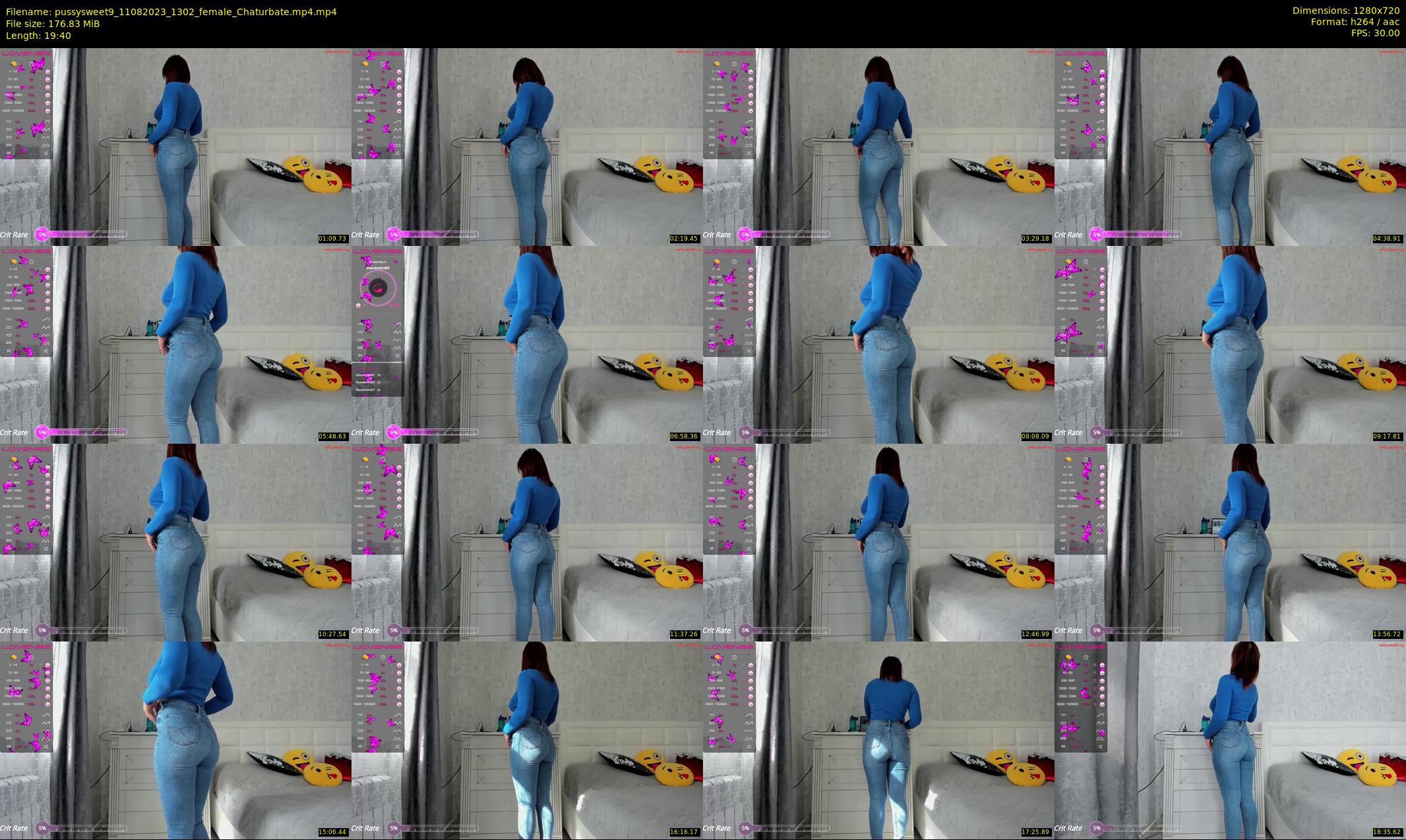 pussysweet9 — 20 minute Chaturbate female cam show recording, 720p, Aug 11, 2023