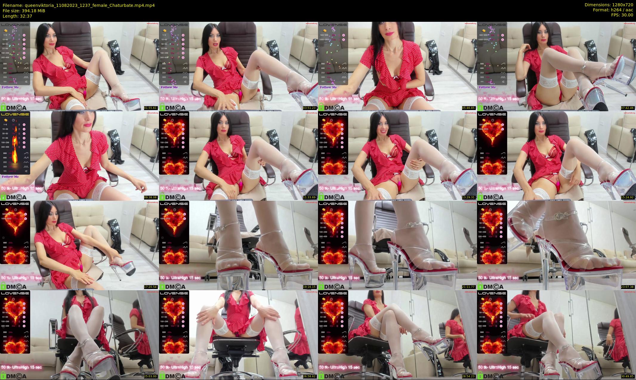 queenviktoria — 33 minute Chaturbate female cam show recording, 720p, Aug 11, 2023