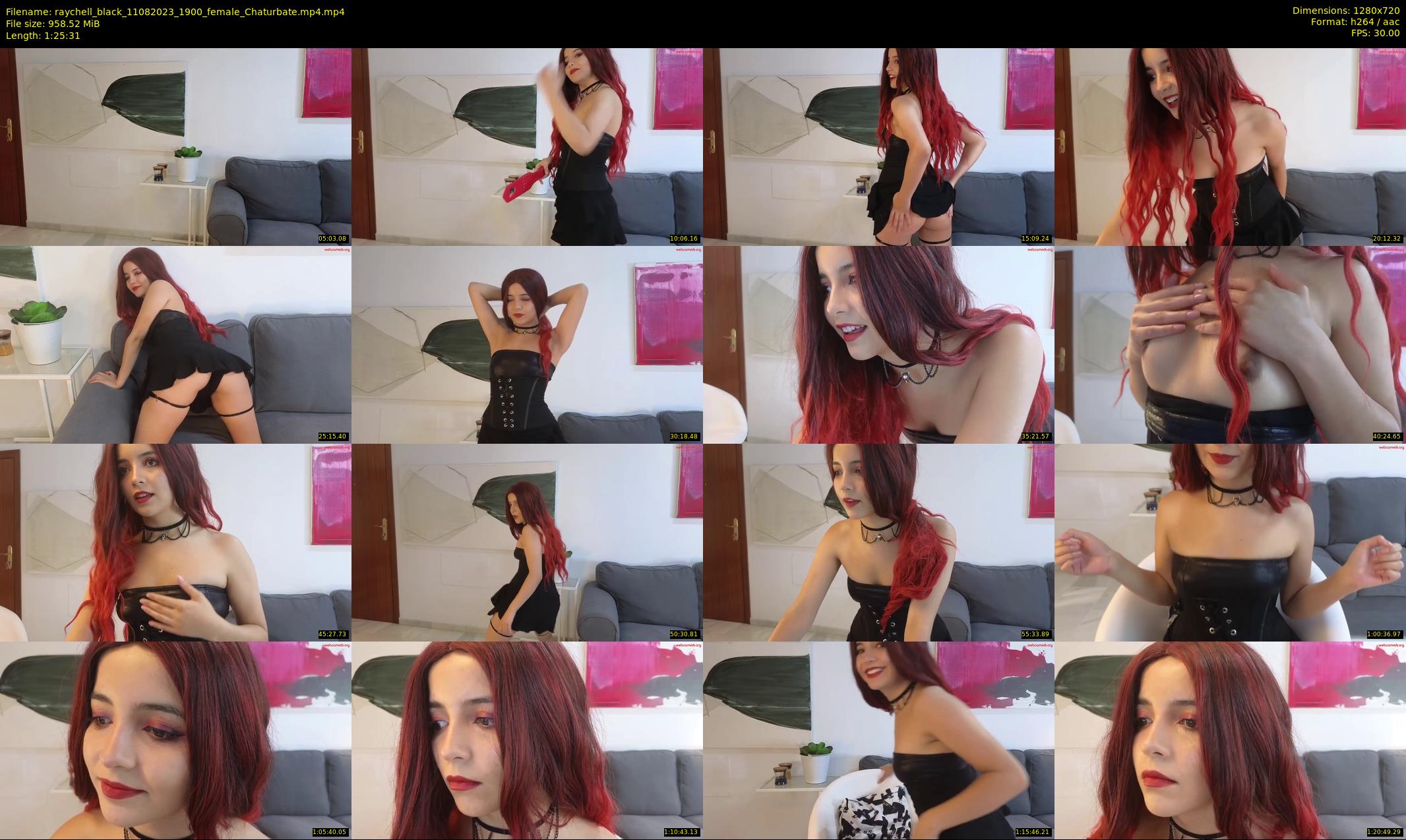 raychell_black — 86 minute Chaturbate female cam show recording, 720p, Aug 11, 2023
