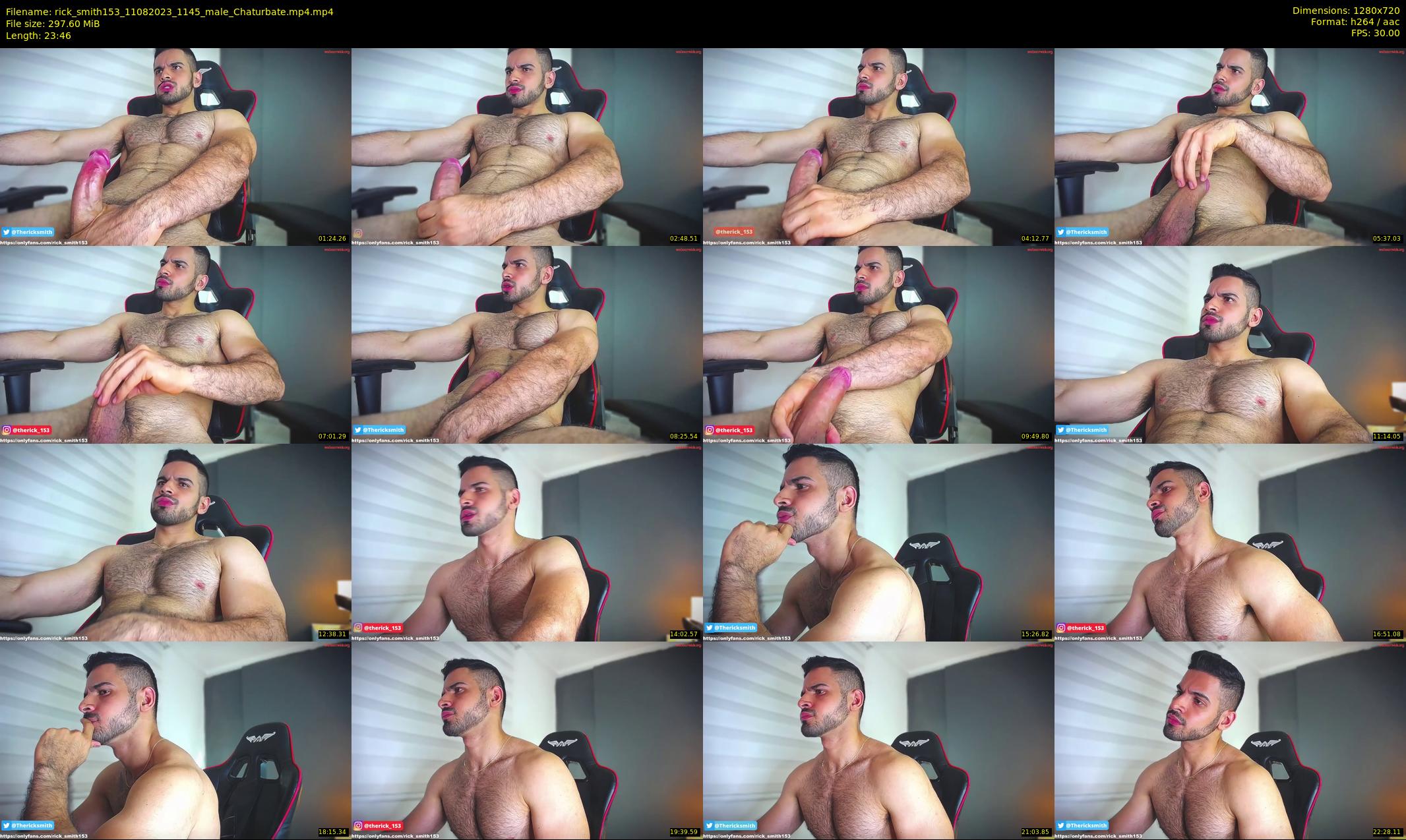 rick_smith153 — 24 minute Chaturbate male cam show recording, 720p, Aug 11, 2023