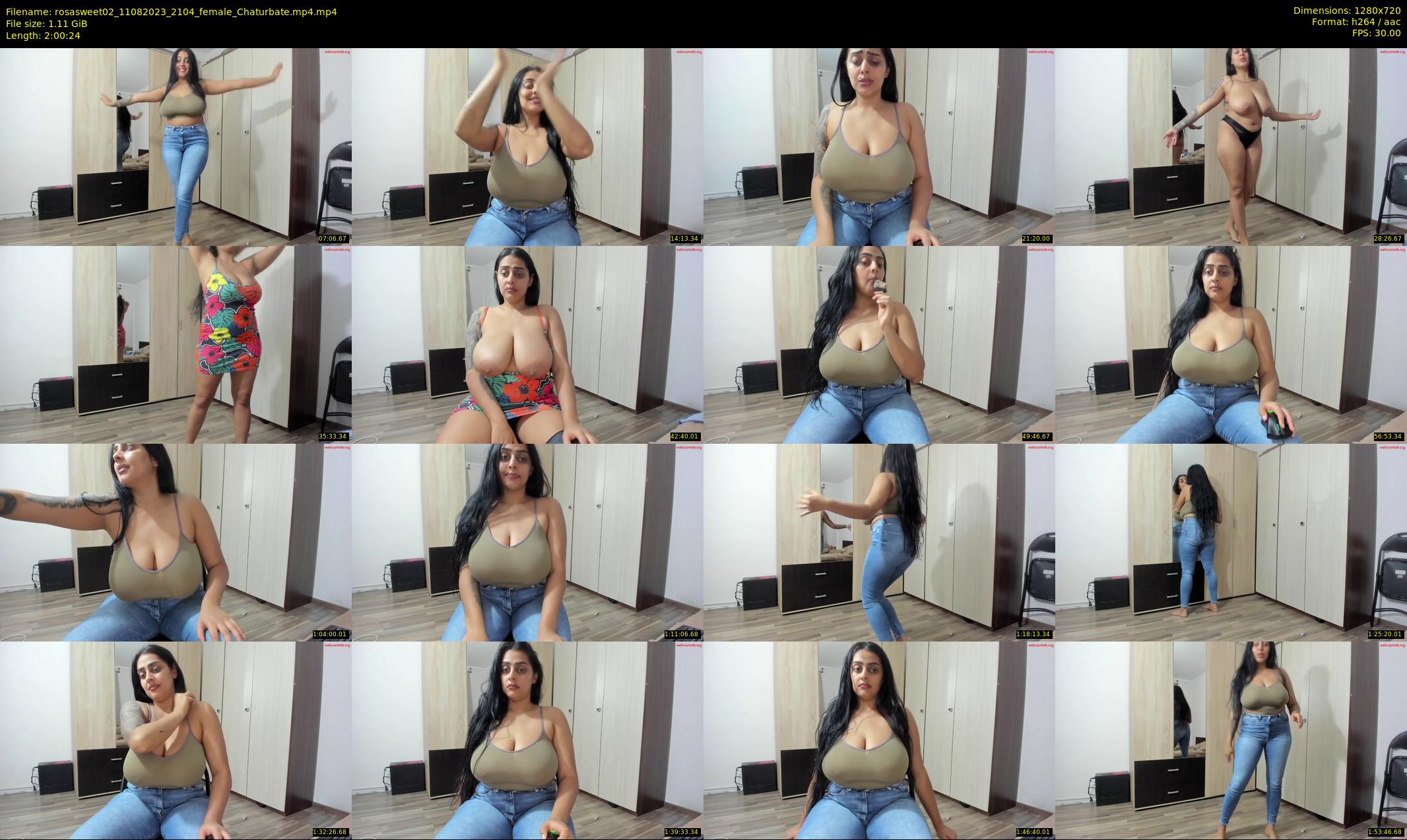 rosasweet02 — 121 minute Chaturbate female cam show recording, 720p, Aug 11, 2023