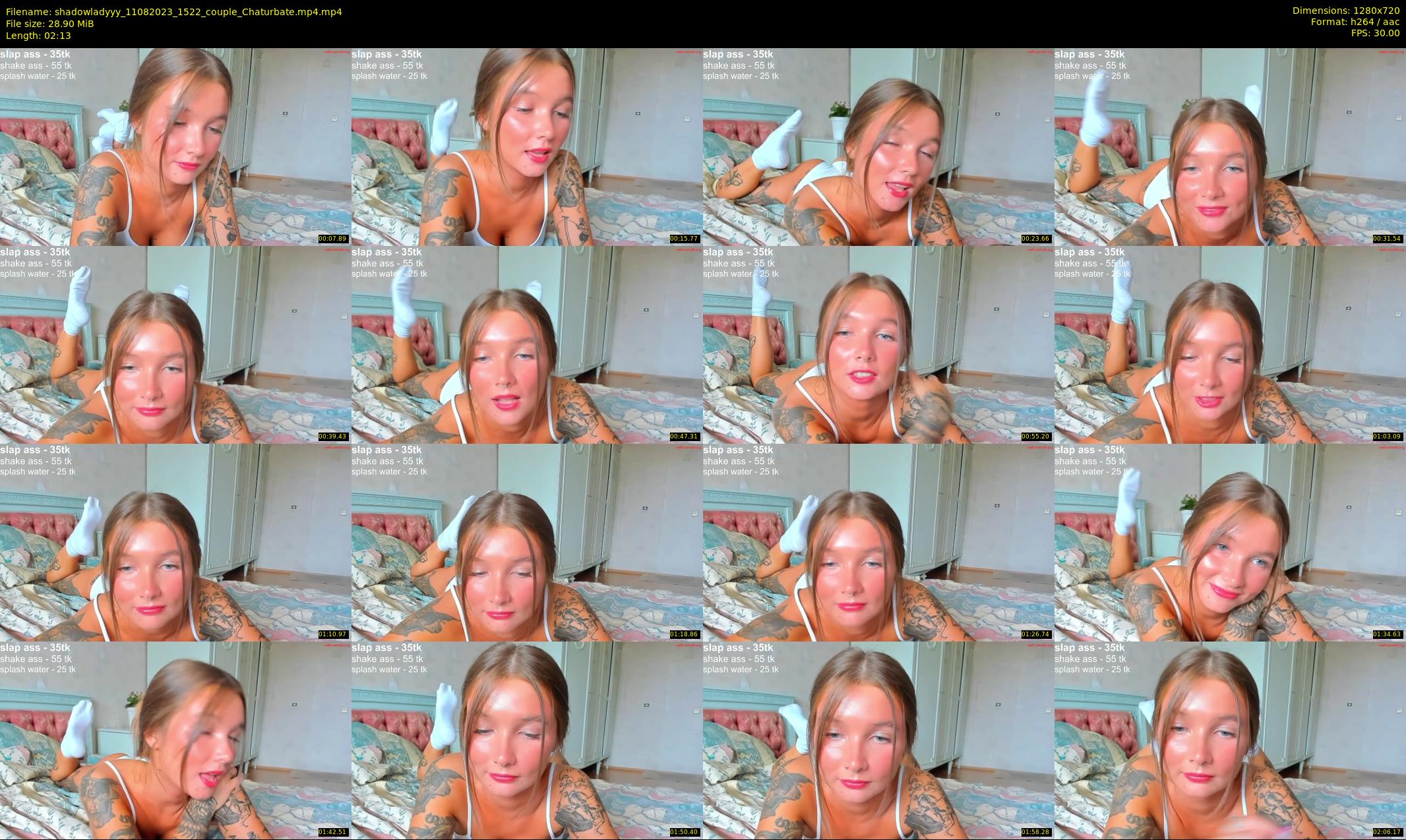 shadowladyyy — 3 minute Chaturbate couple cam show recording, 720p, Aug 11, 2023