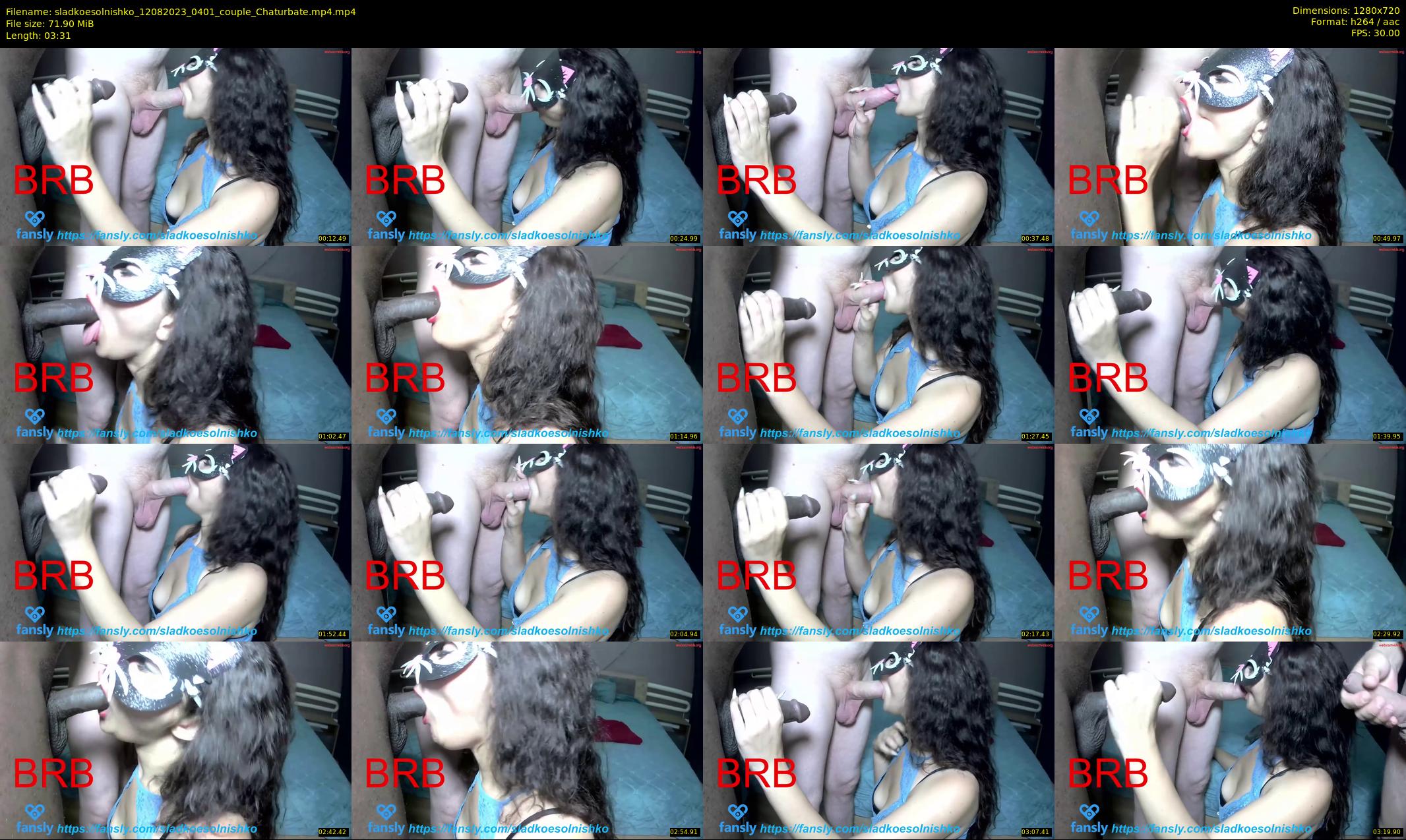 sladkoesolnishko — 4 minute Chaturbate couple cam show recording, 720p, Aug 12, 2023