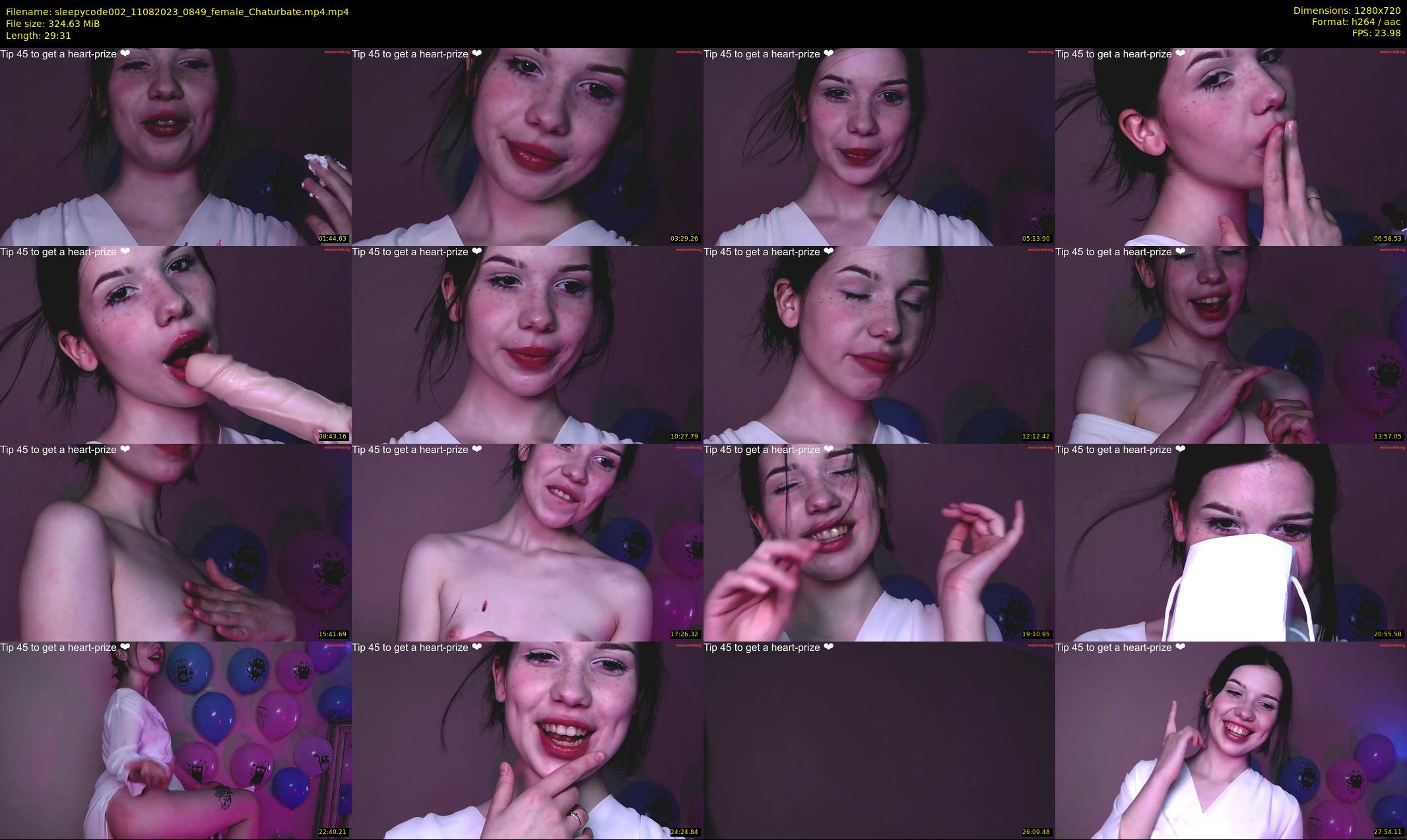 sleepycode002 — 30 minute Chaturbate female cam show recording, 720p, Aug 11, 2023
