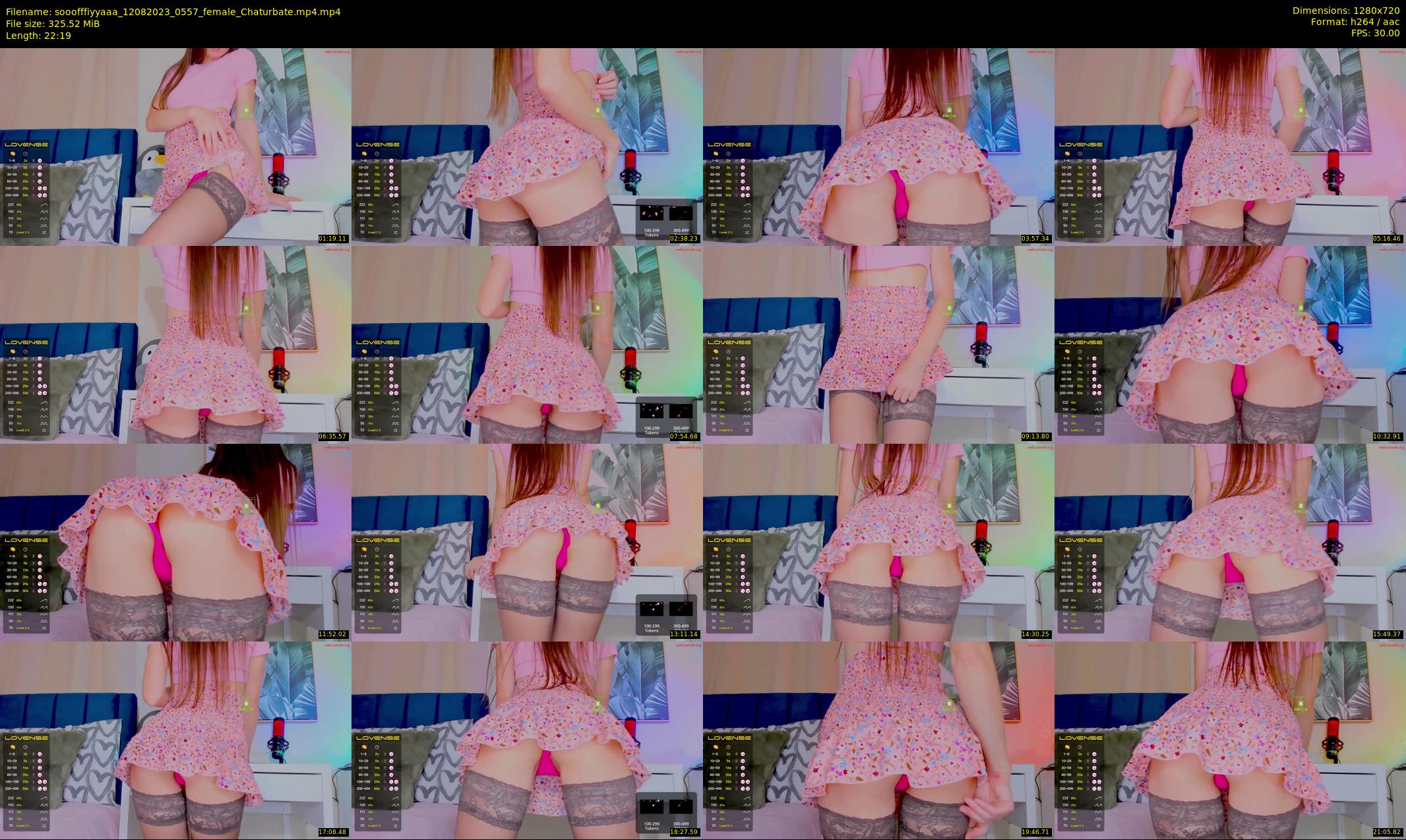 sooofffiyyaaa — 23 minute Chaturbate female cam show recording, 720p, Aug 12, 2023
