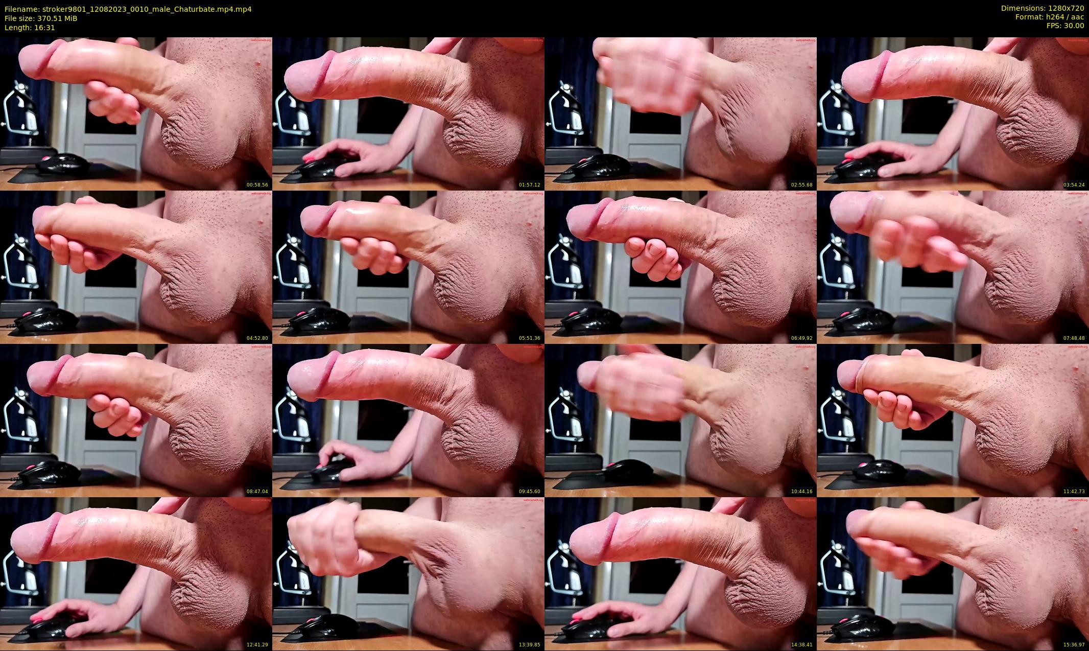 stroker9801 — 17 minute Chaturbate male cam show recording, 720p, Aug 12, 2023