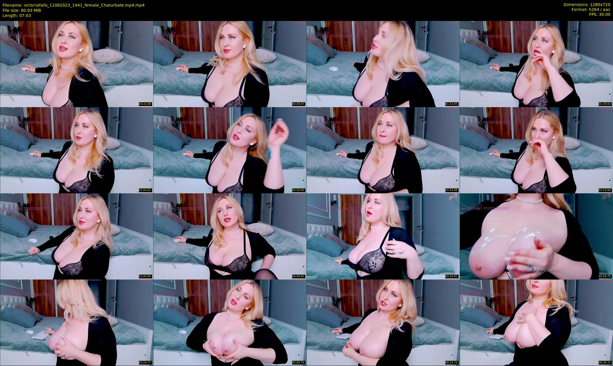 victoriafalls — 8 minute Chaturbate female cam show recording, 720p, Aug 11, 2023