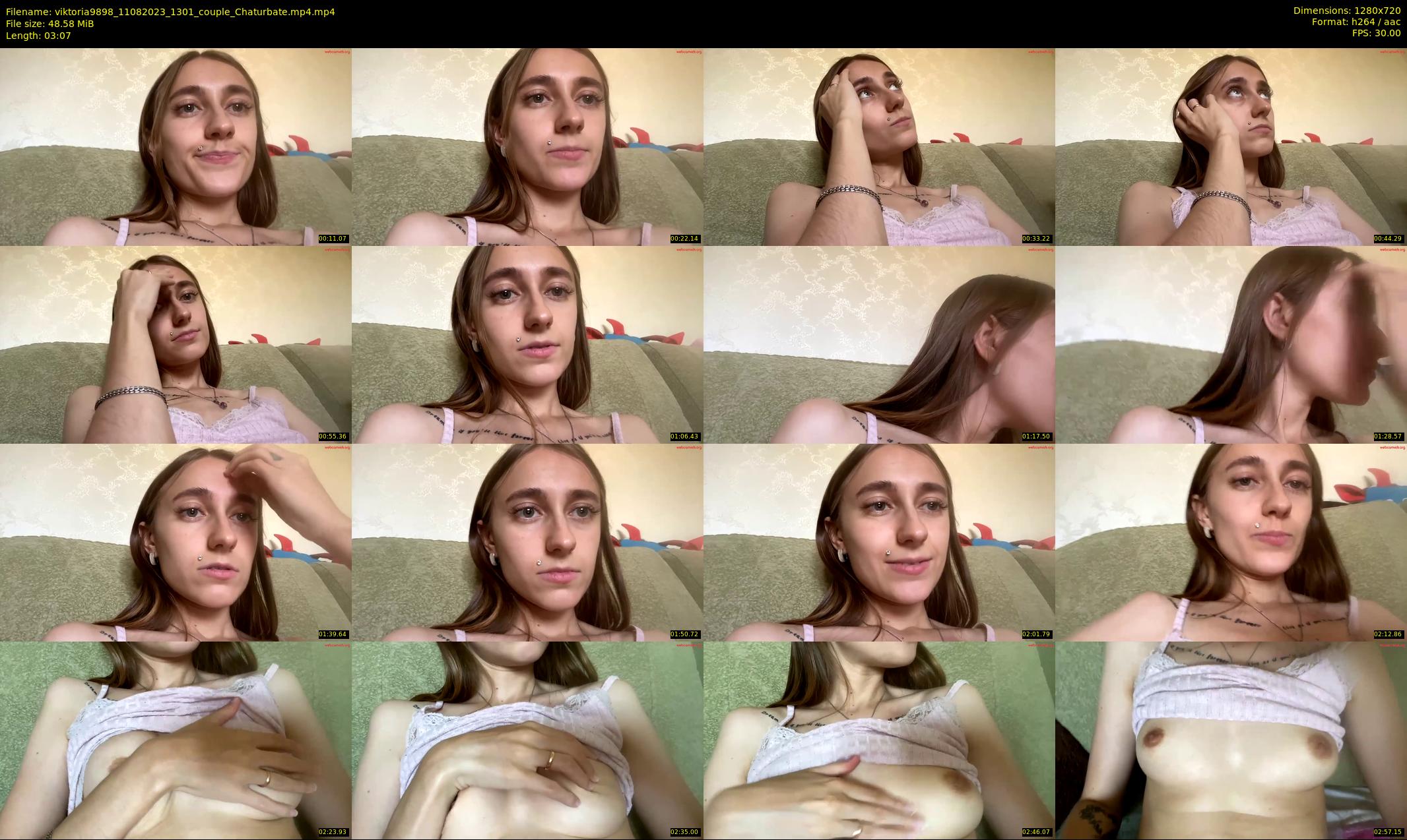 viktoria9898 — 4 minute Chaturbate couple cam show recording, 720p, Aug 11, 2023