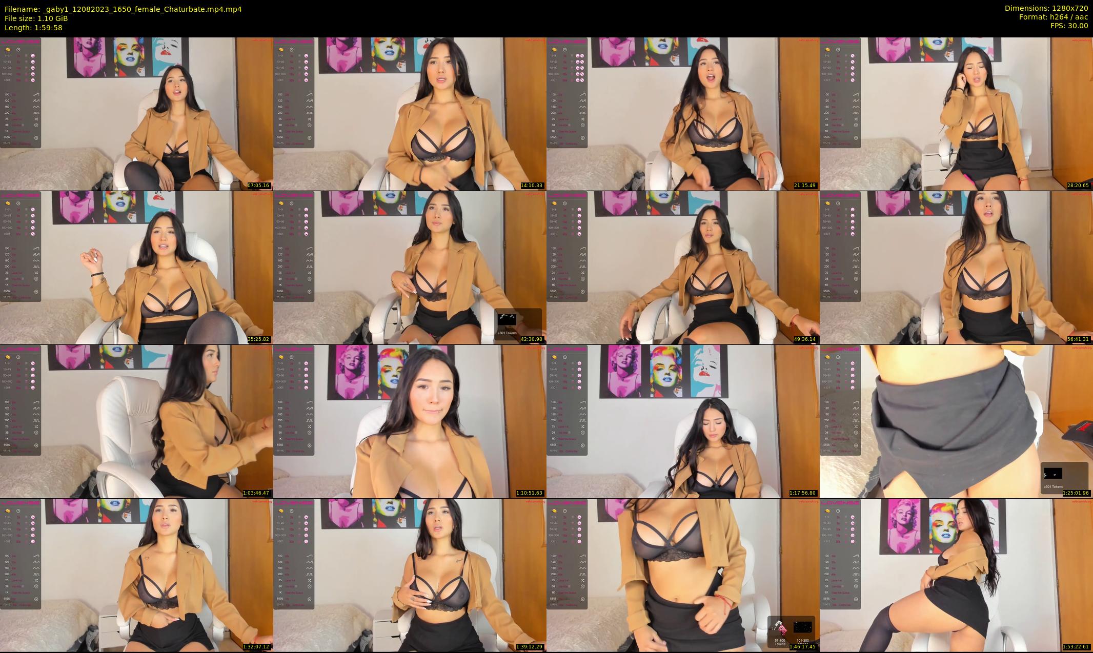 _gaby1 — 120 minute Chaturbate female cam show recording, 720p, Aug 12, 2023