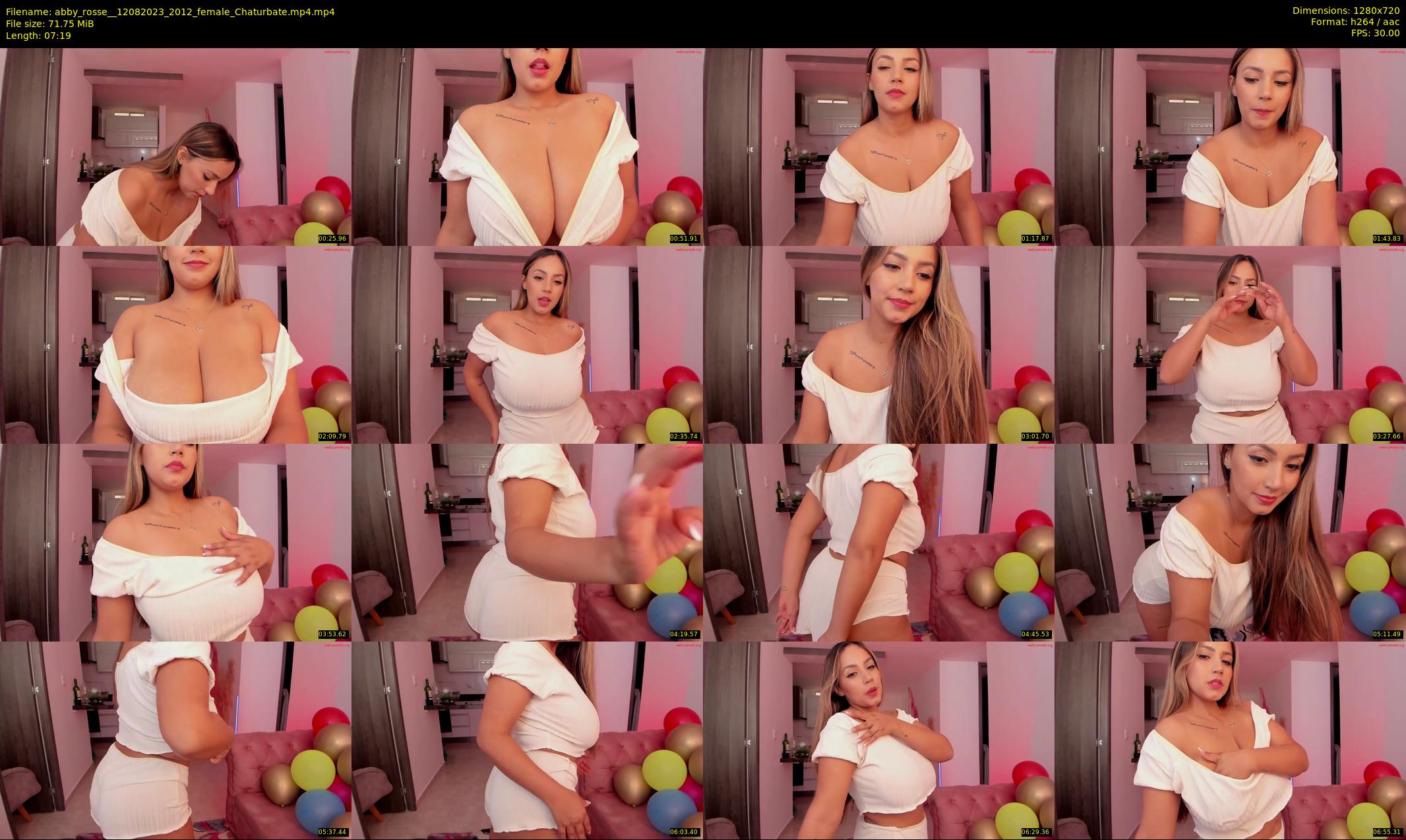 abby_rosse_ — 8 minute Chaturbate female cam show recording, 720p, Aug 12, 2023