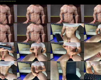 adam_muscle_ — 87 minute Chaturbate male cam show recording, 720p, Aug 13, 2023
