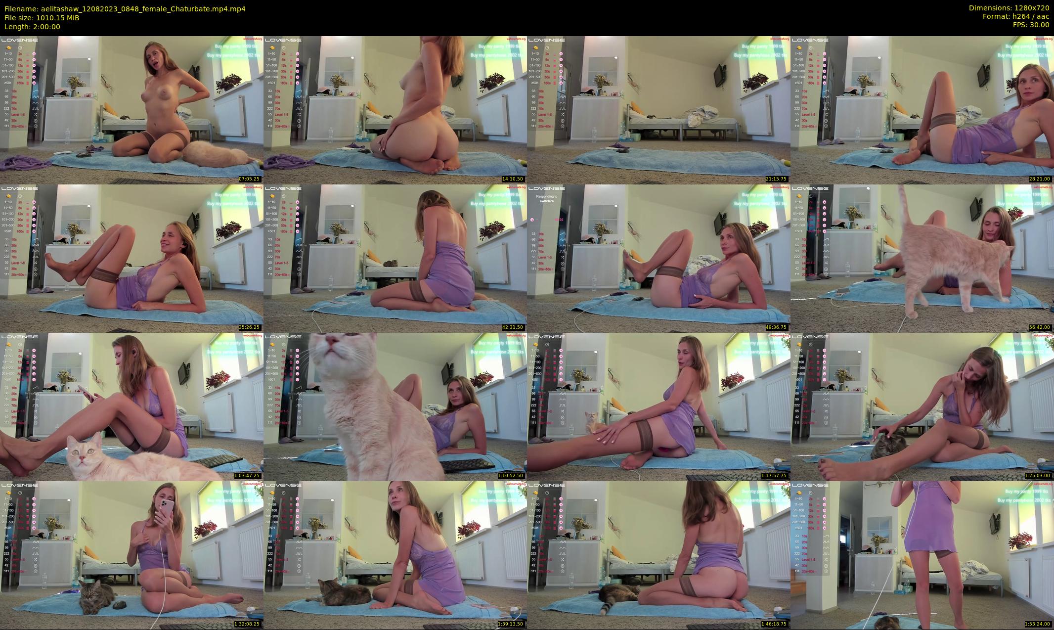 aelitashaw — 120 minute Chaturbate female cam show recording, 720p, Aug 12, 2023