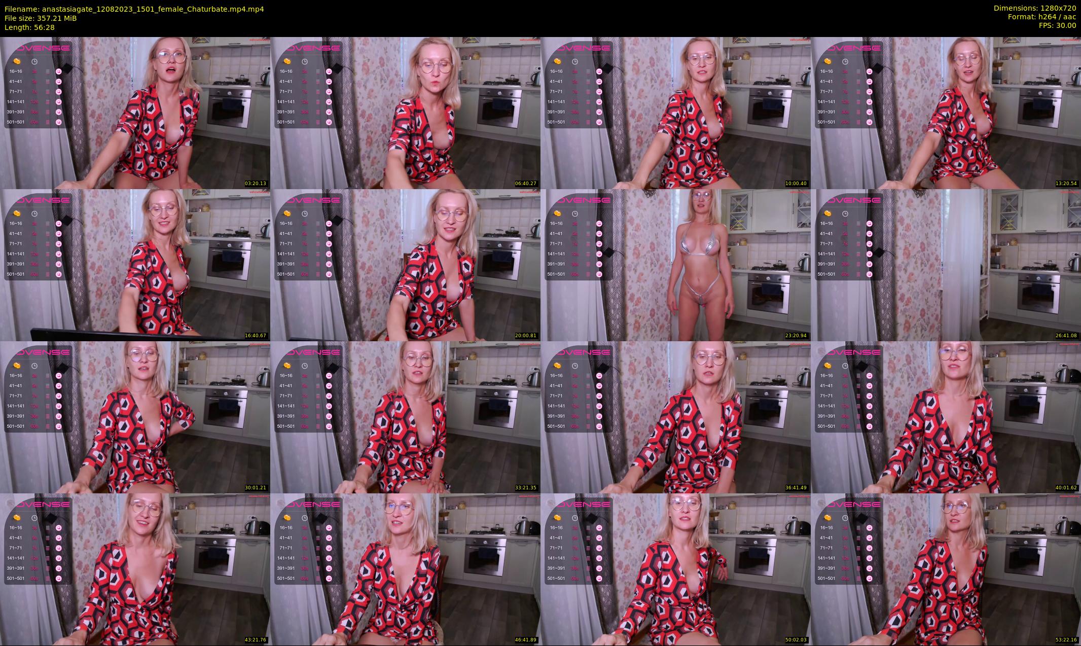 anastasiagate — 57 minute Chaturbate female cam show recording, 720p, Aug 12, 2023