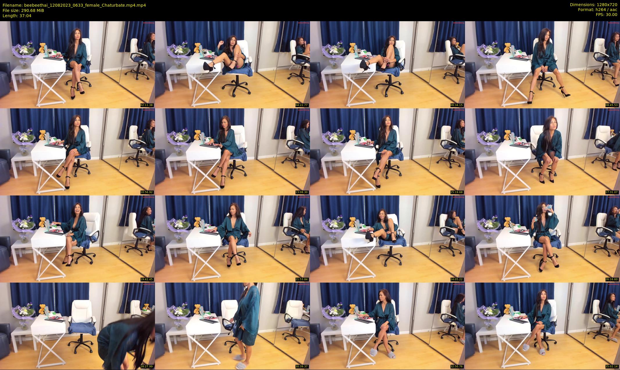beebeethai — 38 minute Chaturbate female cam show recording, 720p, Aug 12, 2023
