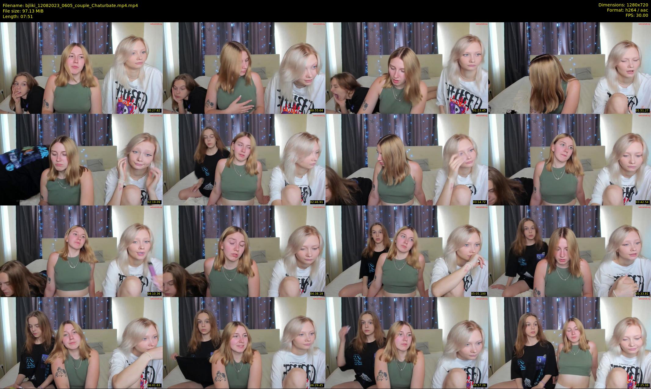 bjliki — 8 minute Chaturbate couple cam show recording, 720p, Aug 12, 2023