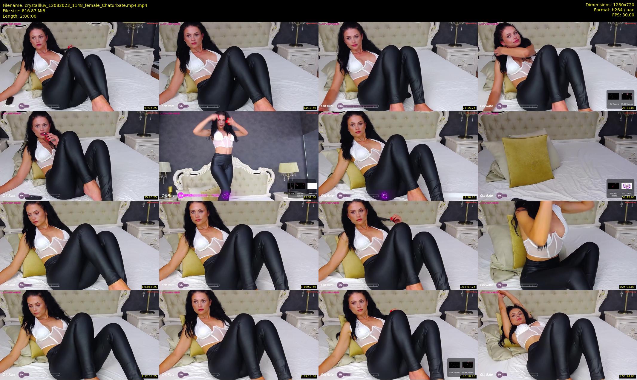 crystallluv — 120 minute Chaturbate female cam show recording, 720p, Aug 12, 2023