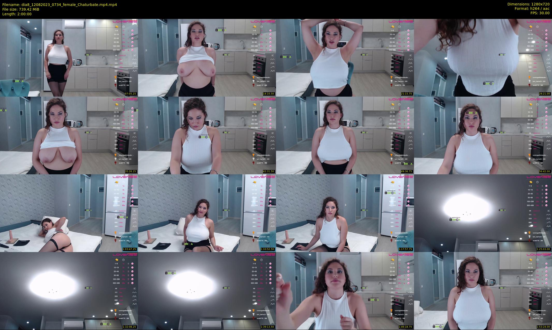 dia8 — 120 minute Chaturbate female cam show recording, 720p, Aug 12, 2023