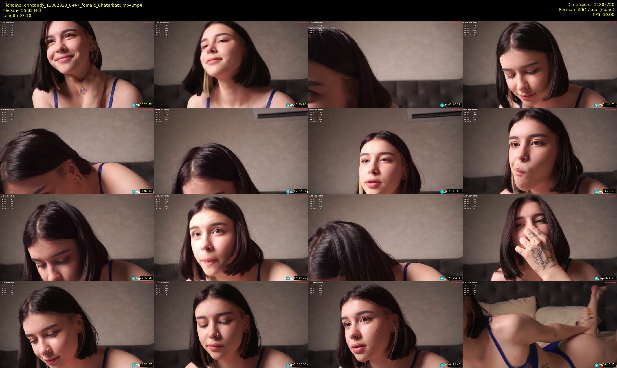 enncandy — 8 minute Chaturbate female cam show recording, 720p, Aug 13, 2023
