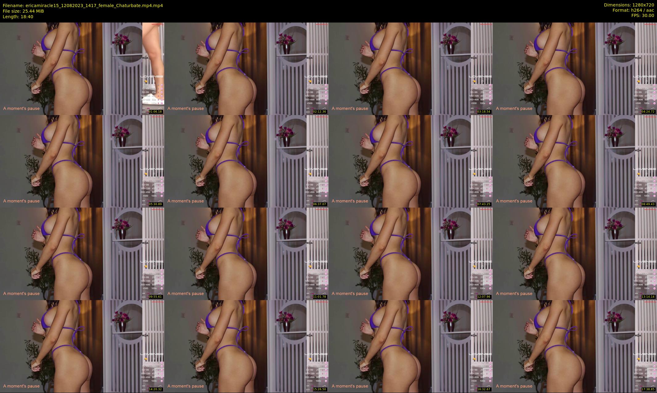 ericamiracle15 — 19 minute Chaturbate female cam show recording, 720p, Aug 12, 2023