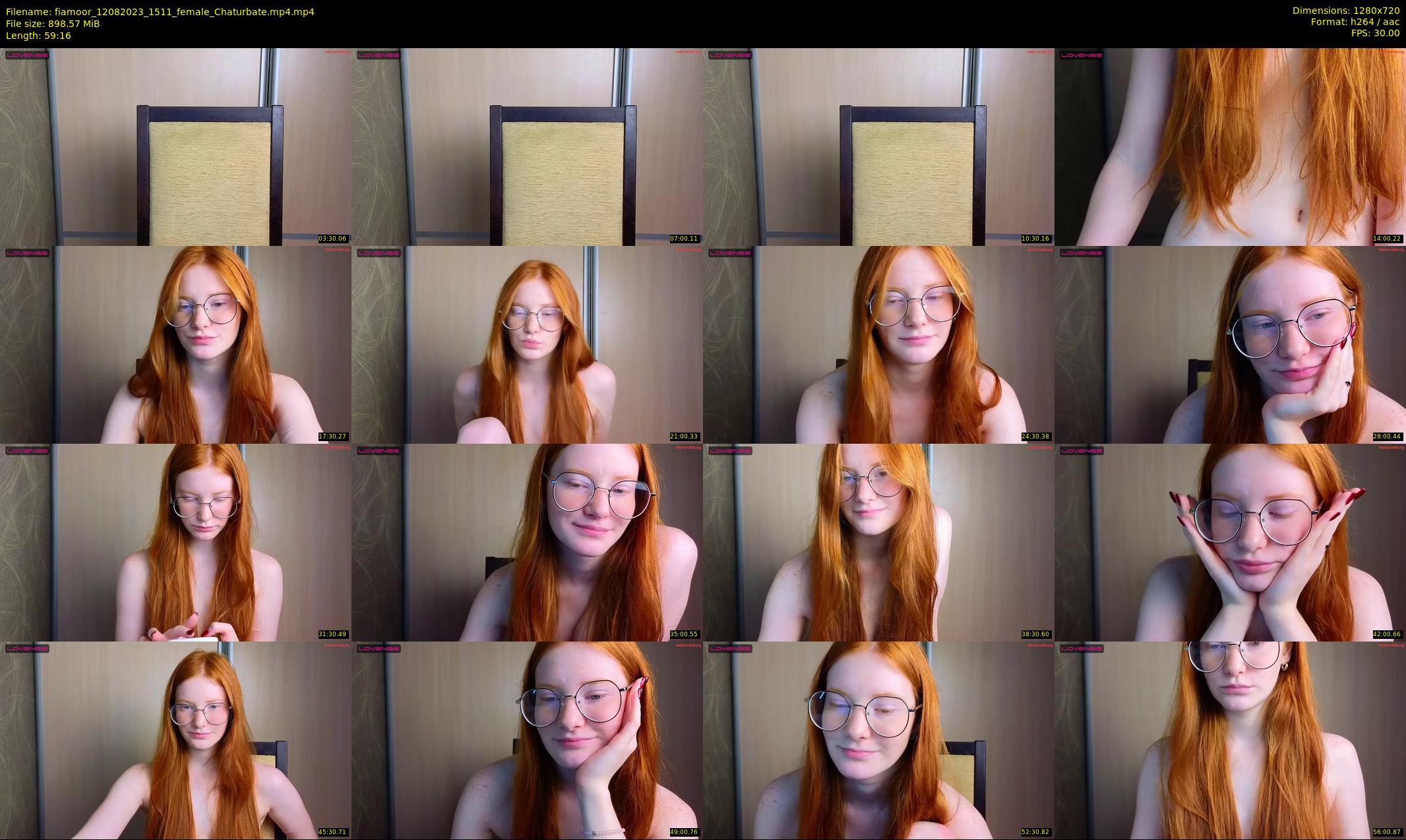 fiamoor — 60 minute Chaturbate female cam show recording, 720p, Aug 12, 2023