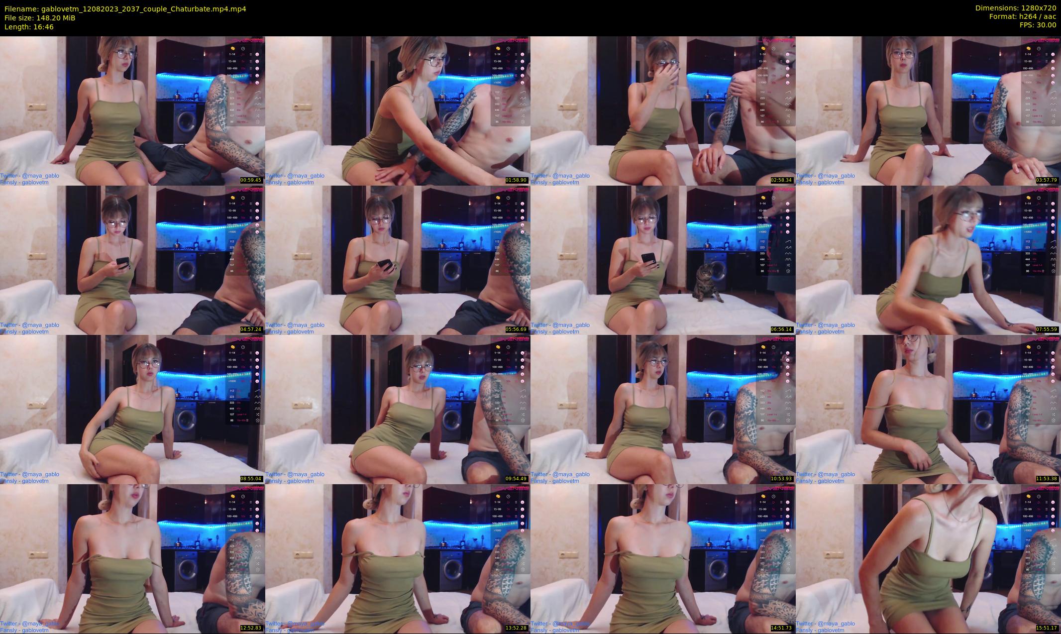 gablovetm — 17 minute Chaturbate couple cam show recording, 720p, Aug 12, 2023