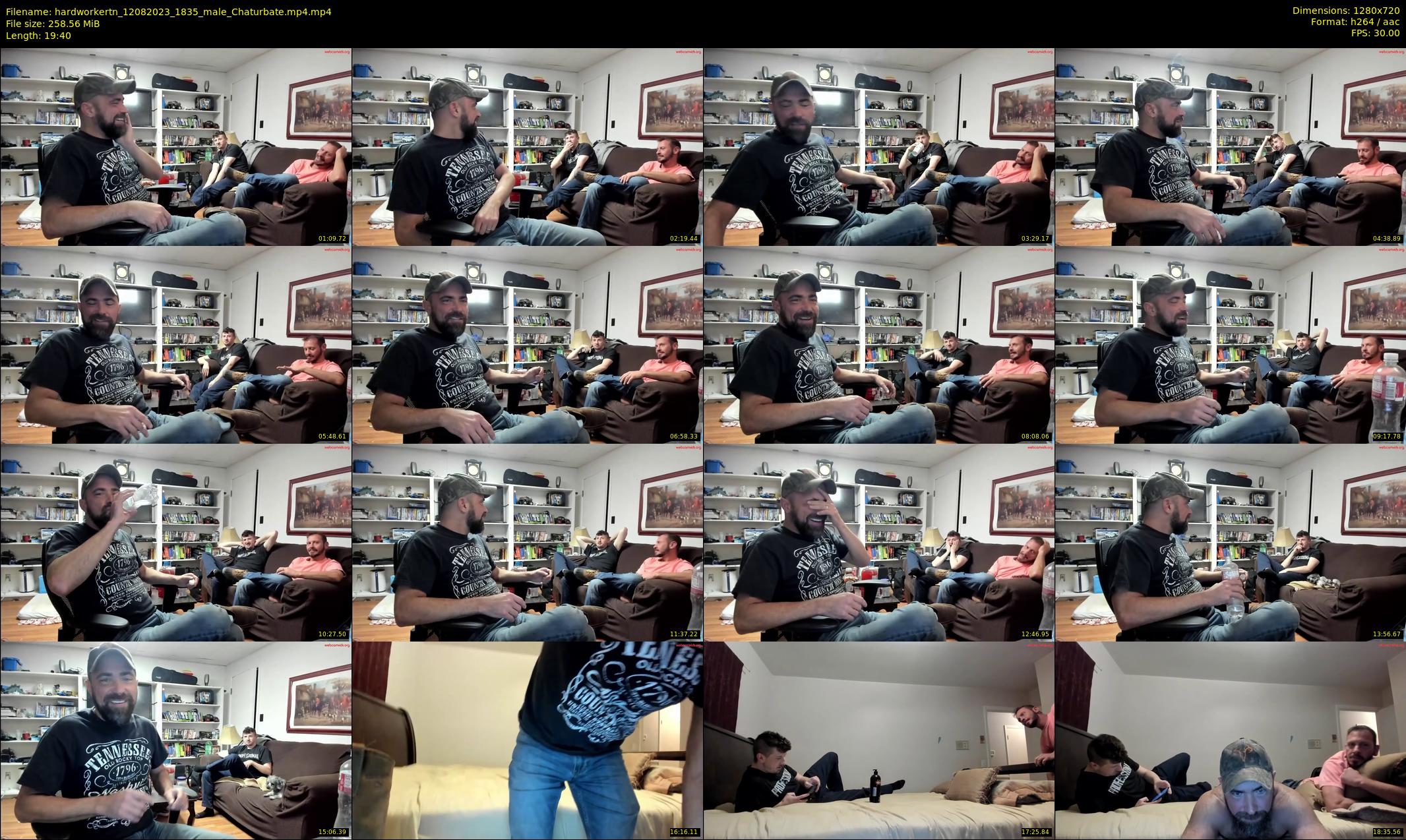 hardworkertn — 20 minute Chaturbate male cam show recording, 720p, Aug 12, 2023